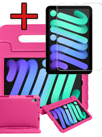 BTH BTH iPad Mini 7 Kinderhoes Met Screenprotector - Roze