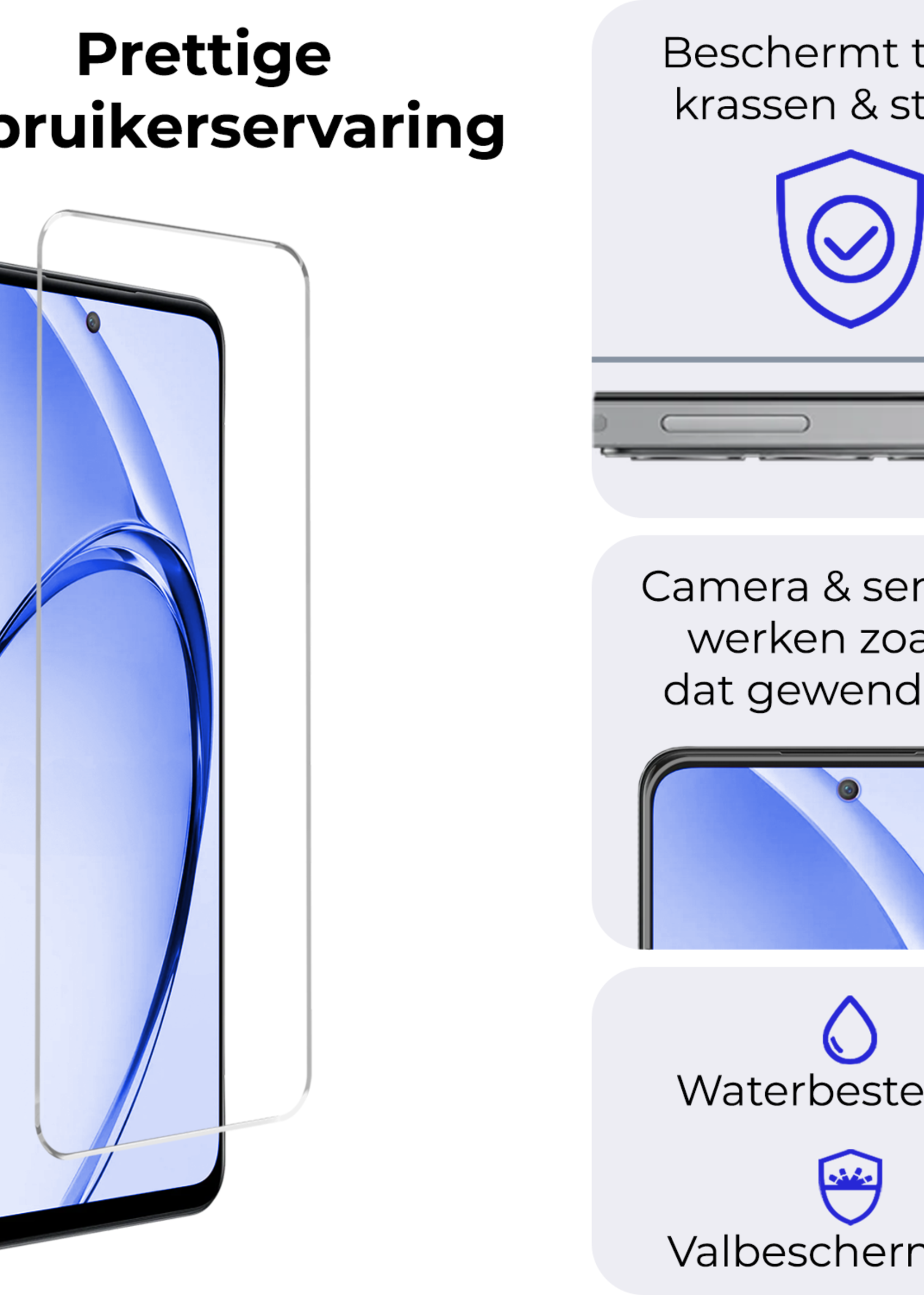 BTH BTH OPPO A80 Screenprotector Glas