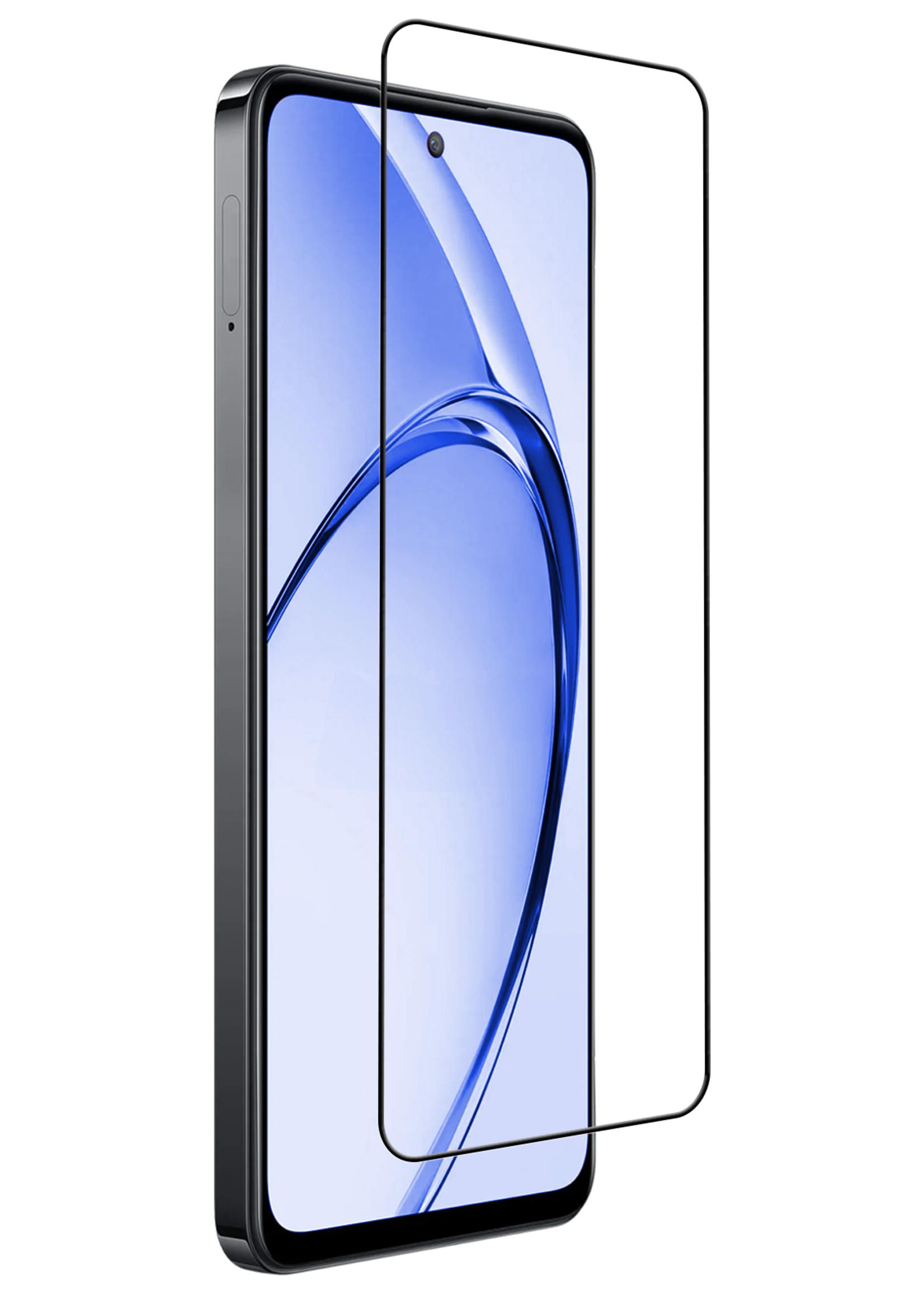 BTH BTH OPPO A80 Screenprotector Glas Full Cover