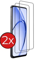 BTH BTH OPPO A80 Screenprotector Glas Full Cover - 2 PACK