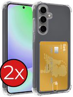BTH BTH Samsung Galaxy S24 FE Hoesje Pashouder - 2 PACK