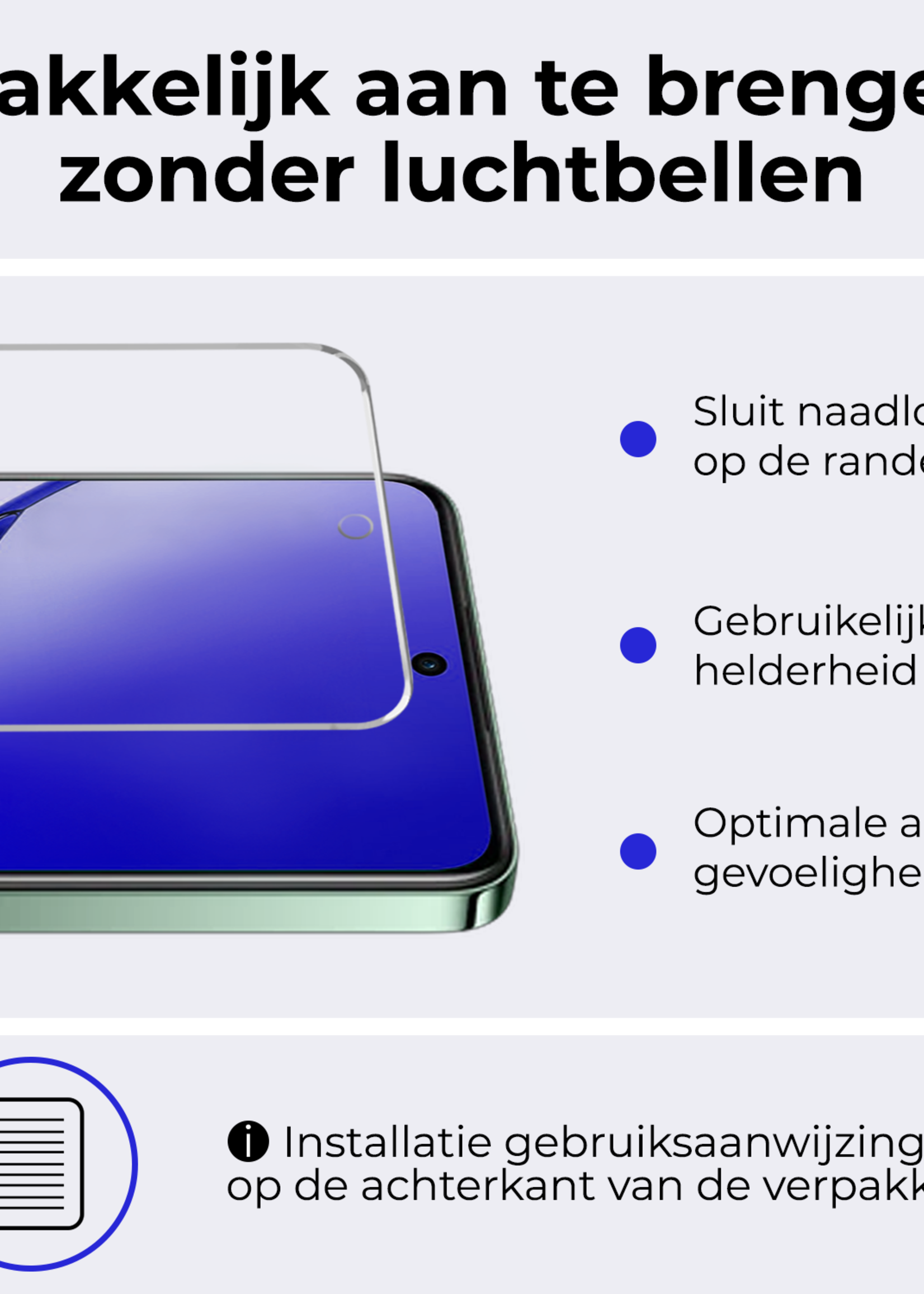 BTH BTH OPPO Reno 12F Screenprotector Glas