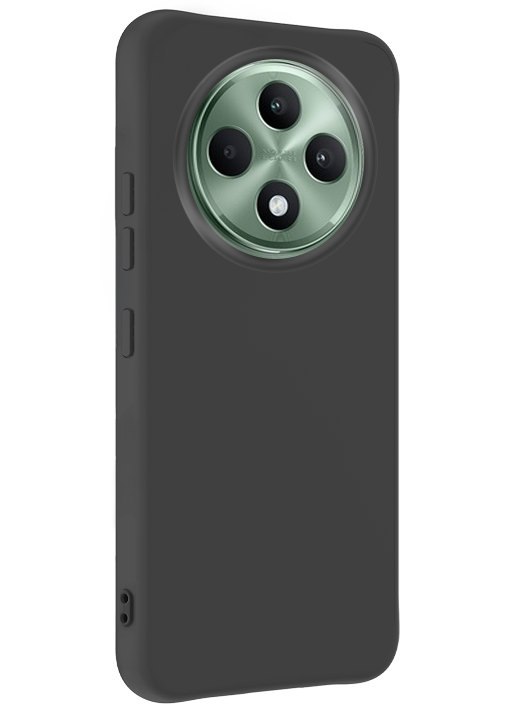 BTH BTH OPPO Reno 12F Hoesje Siliconen - Zwart