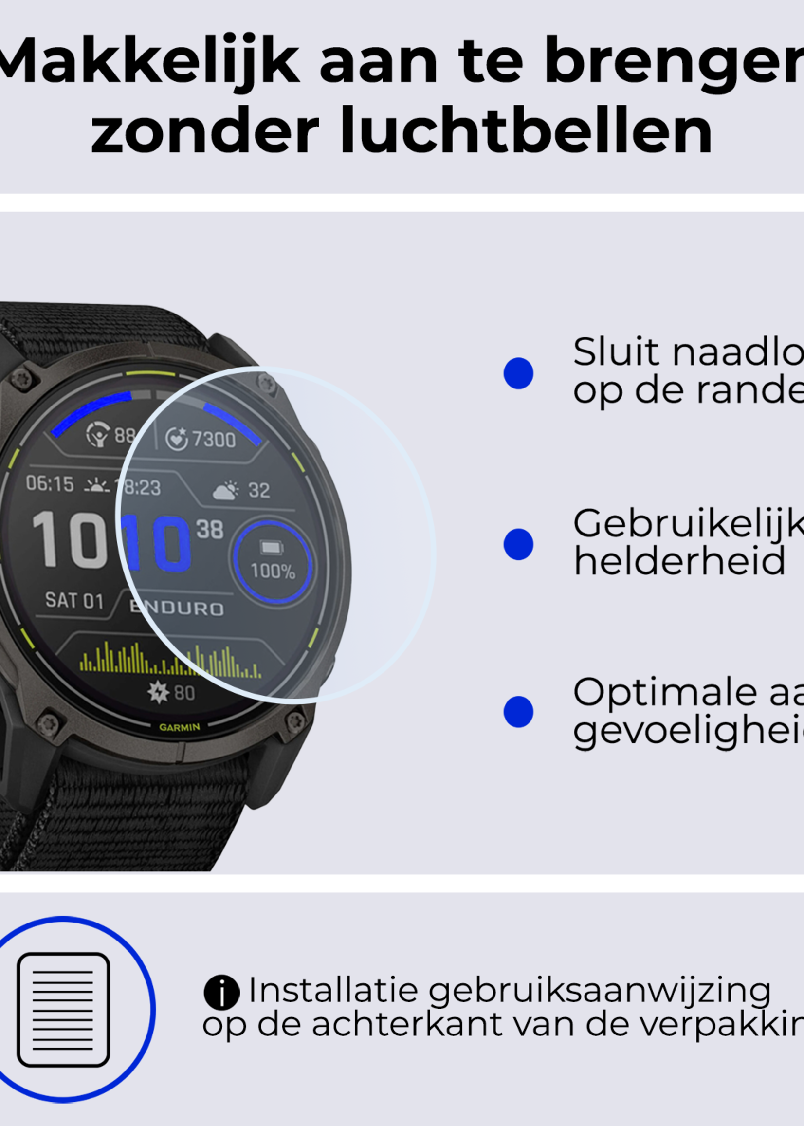 BTH BTH Garmin Enduro 3 (51 mm) Screenprotector
