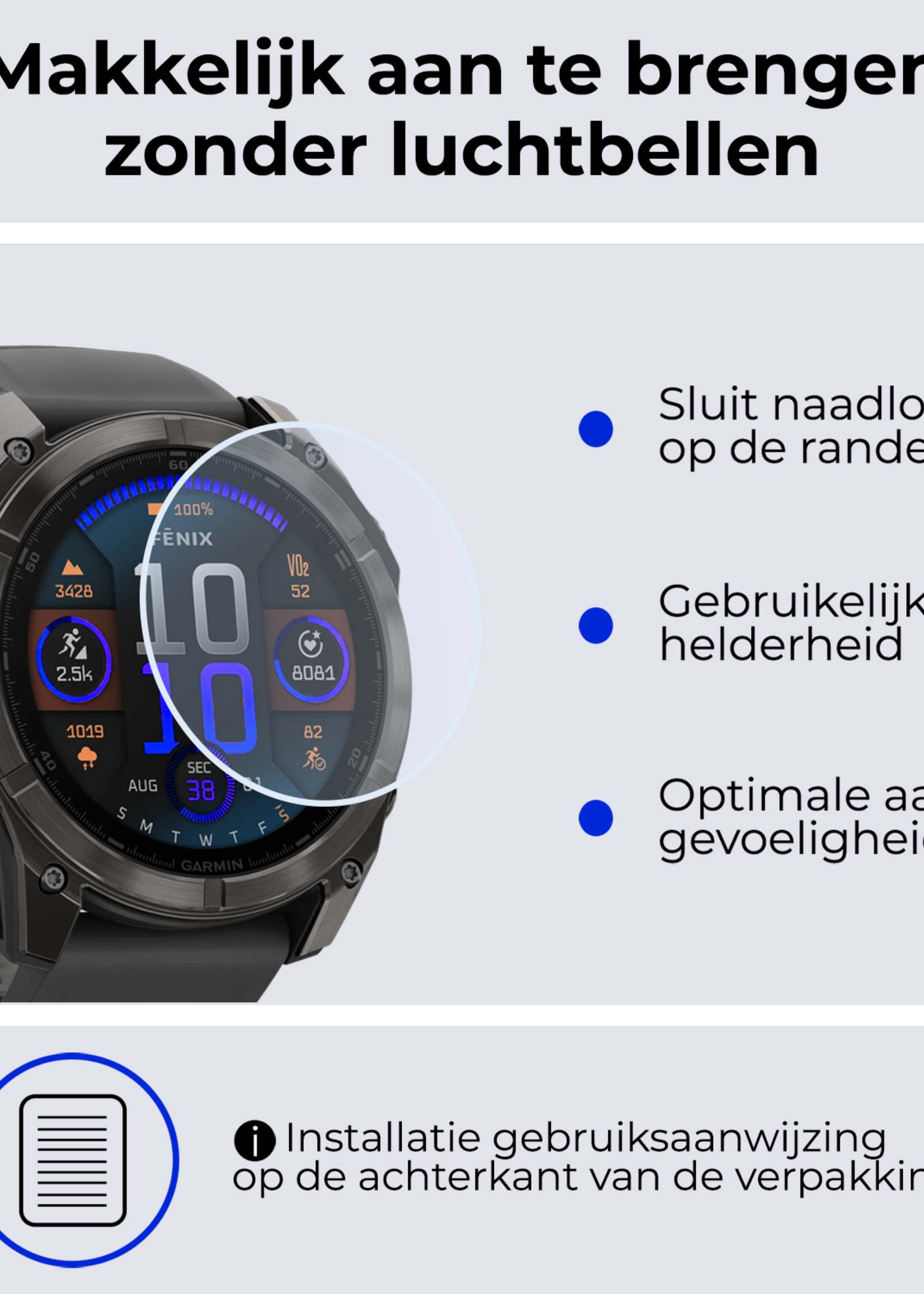 BTH BTH Garmin Fenix 8 (43 mm) Screenprotector