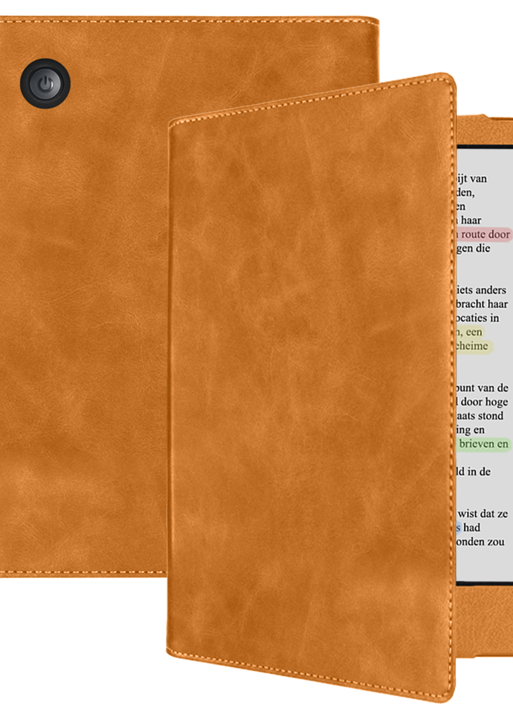 BTH BTH Kobo Clara Colour Hoesje Leer - Bruin