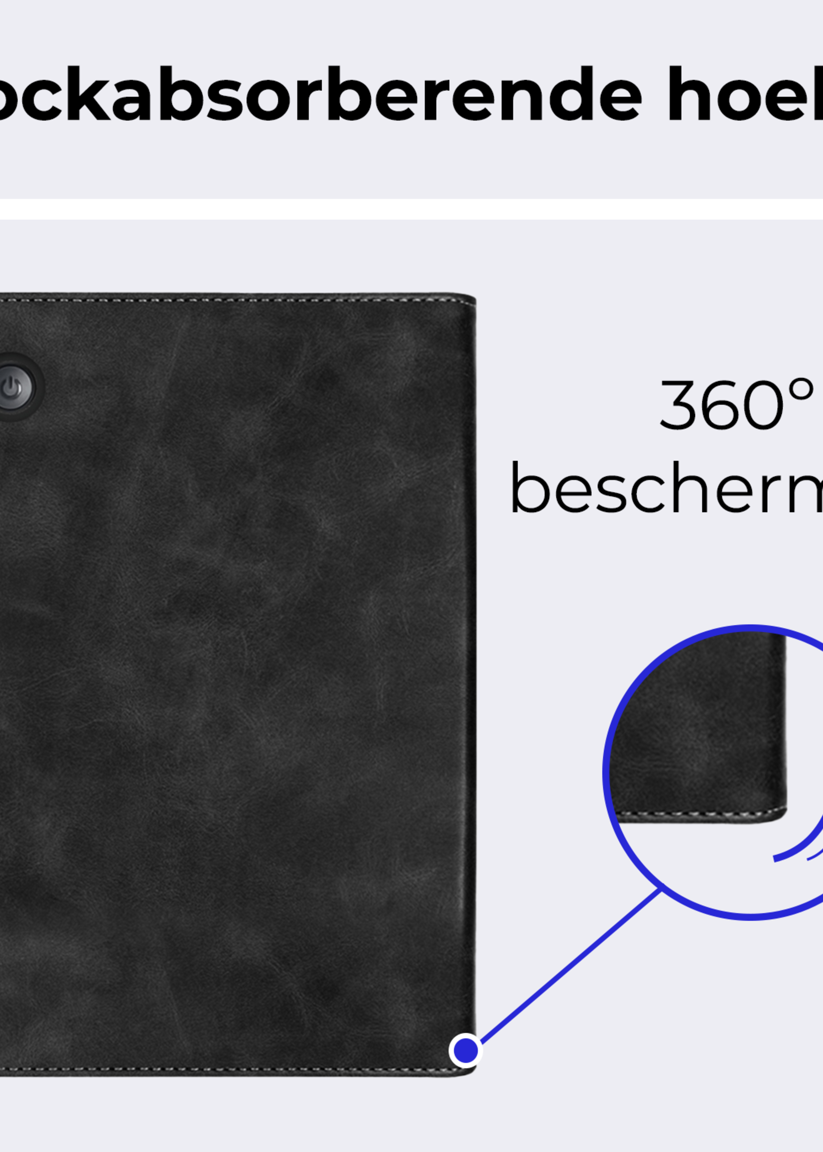 BTH BTH Kobo Clara BW Hoesje Leer - Zwart