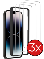 BTH BTH iPhone 14 Pro Screenprotector Met Installatieframe - 3 PACK