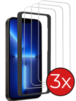 BTH BTH iPhone 13 Mini Screenprotector Met Installatieframe - 3 PACK