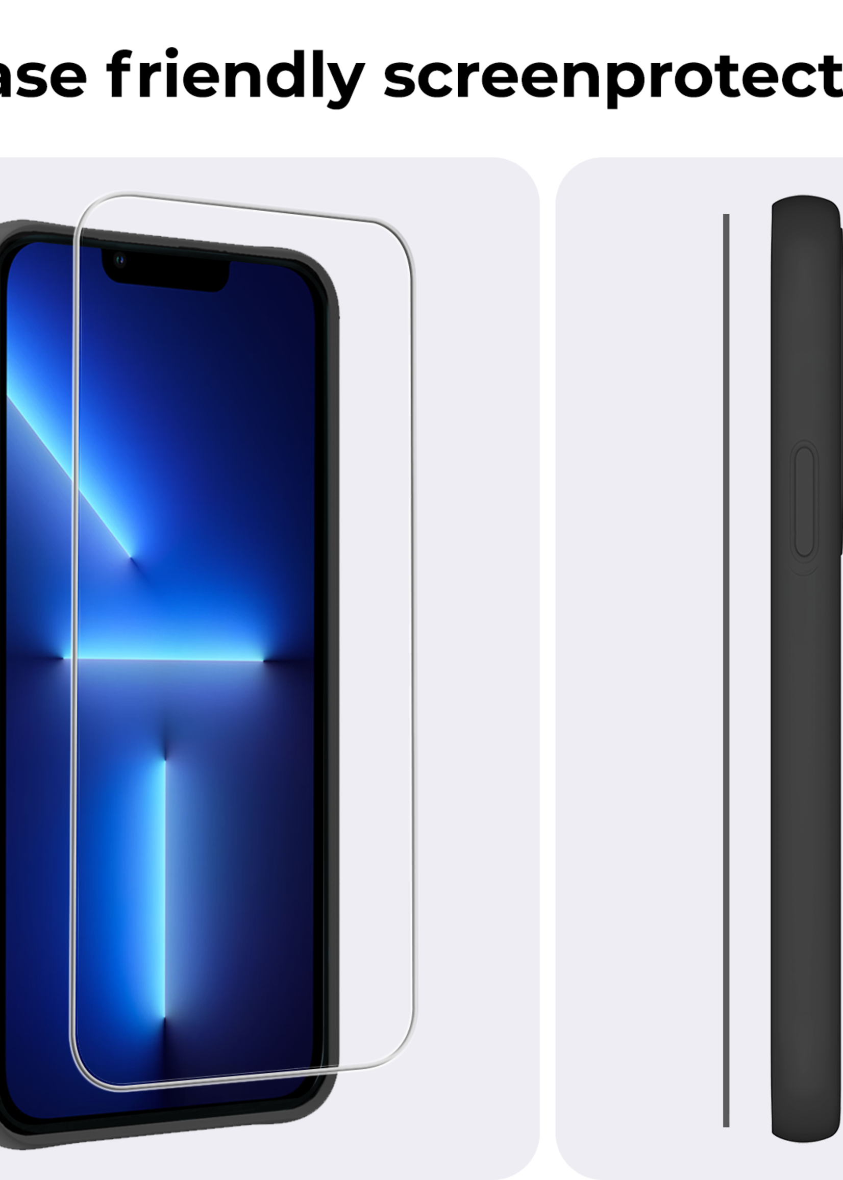 BTH BTH iPhone 13 Mini Screenprotector Met Installatieframe - 3 PACK