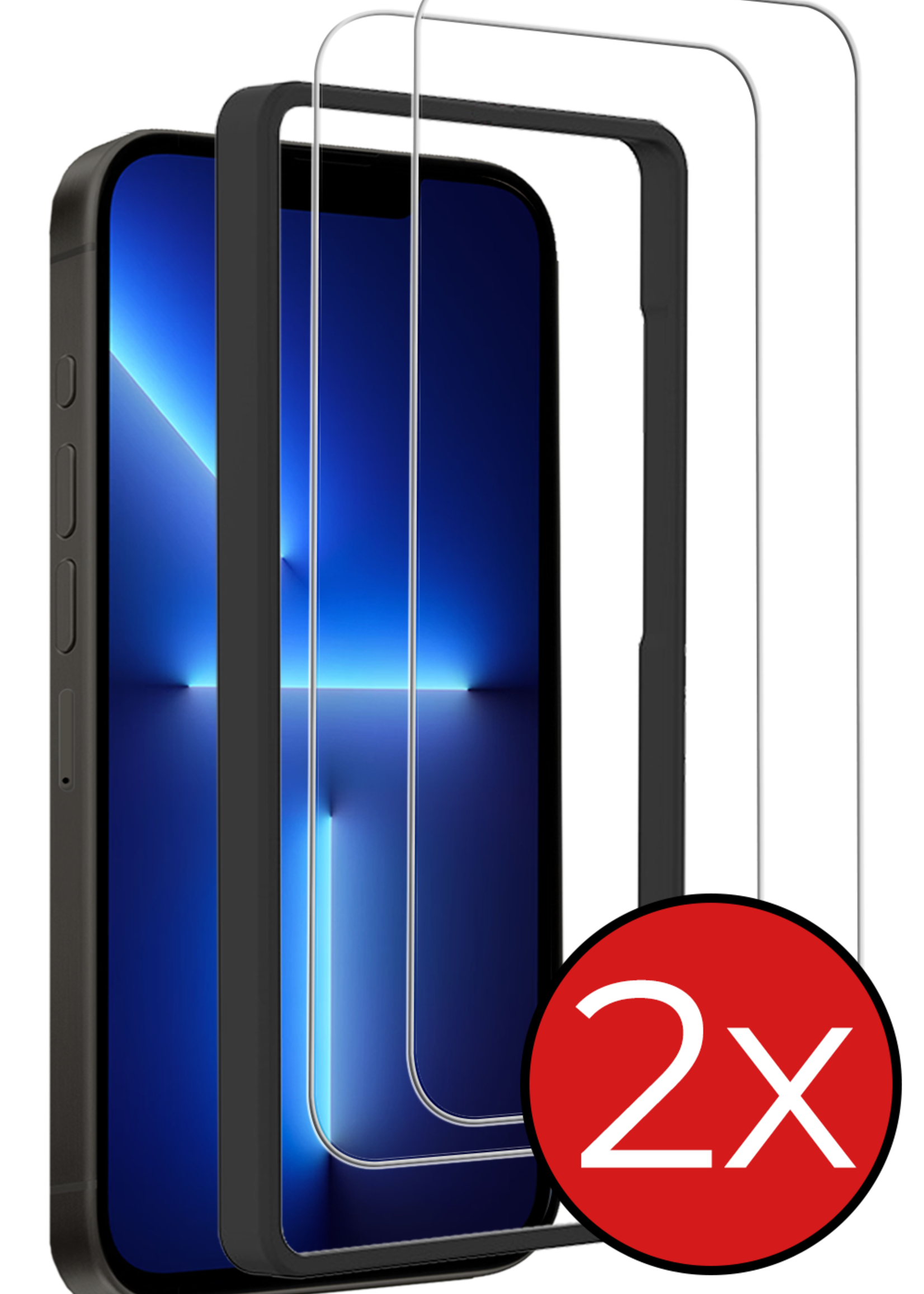 BTH BTH iPhone 13 Pro Screenprotector Met Installatieframe - 2 PACK