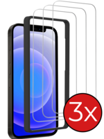BTH BTH iPhone 12 Pro Screenprotector Met Installatieframe - 3 PACK