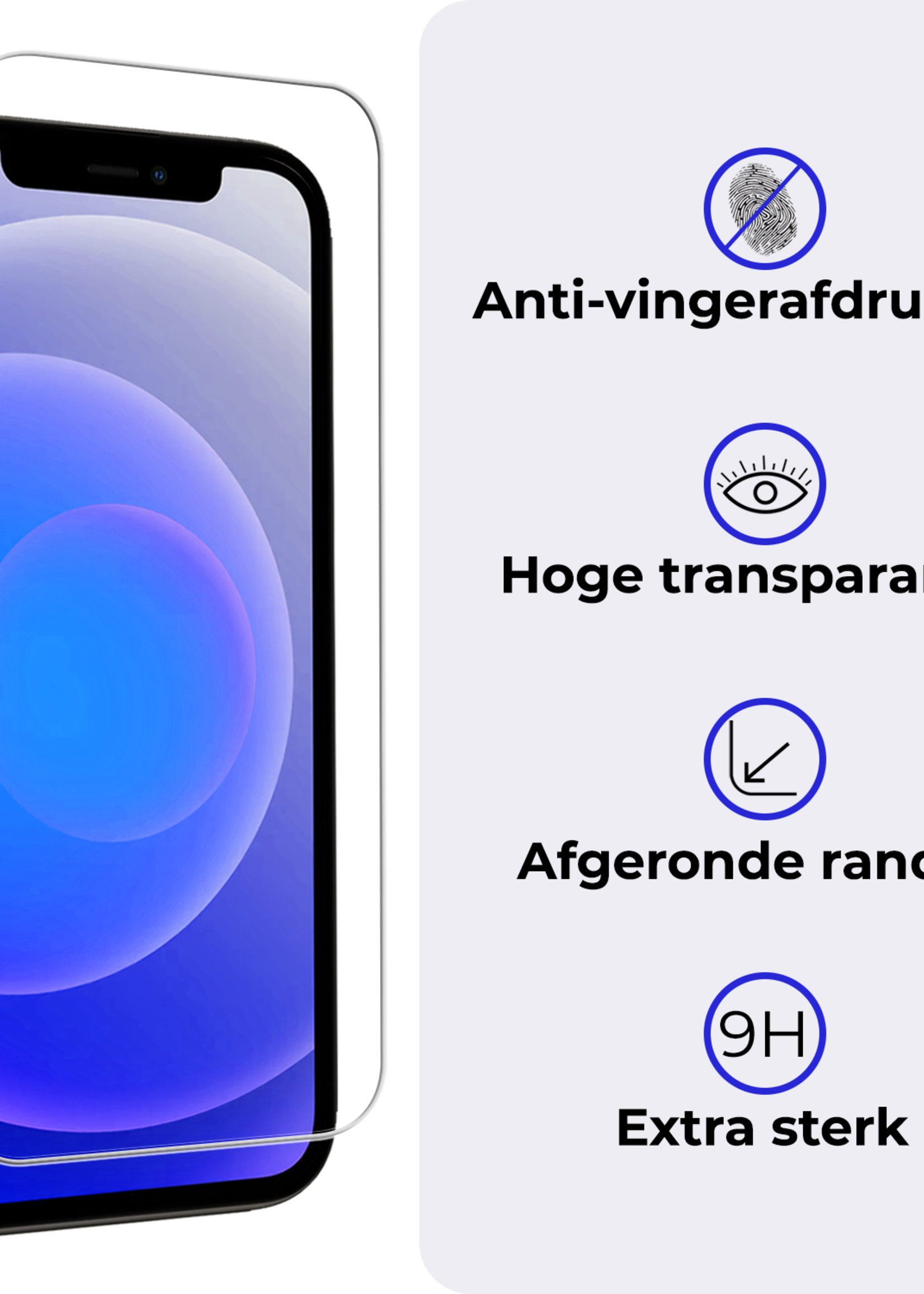 BTH BTH iPhone 12 Pro Max Screenprotector Met Installatieframe