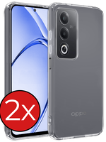 BTH BTH OPPO A80 Hoesje Siliconen - Transparant - 2 PACK