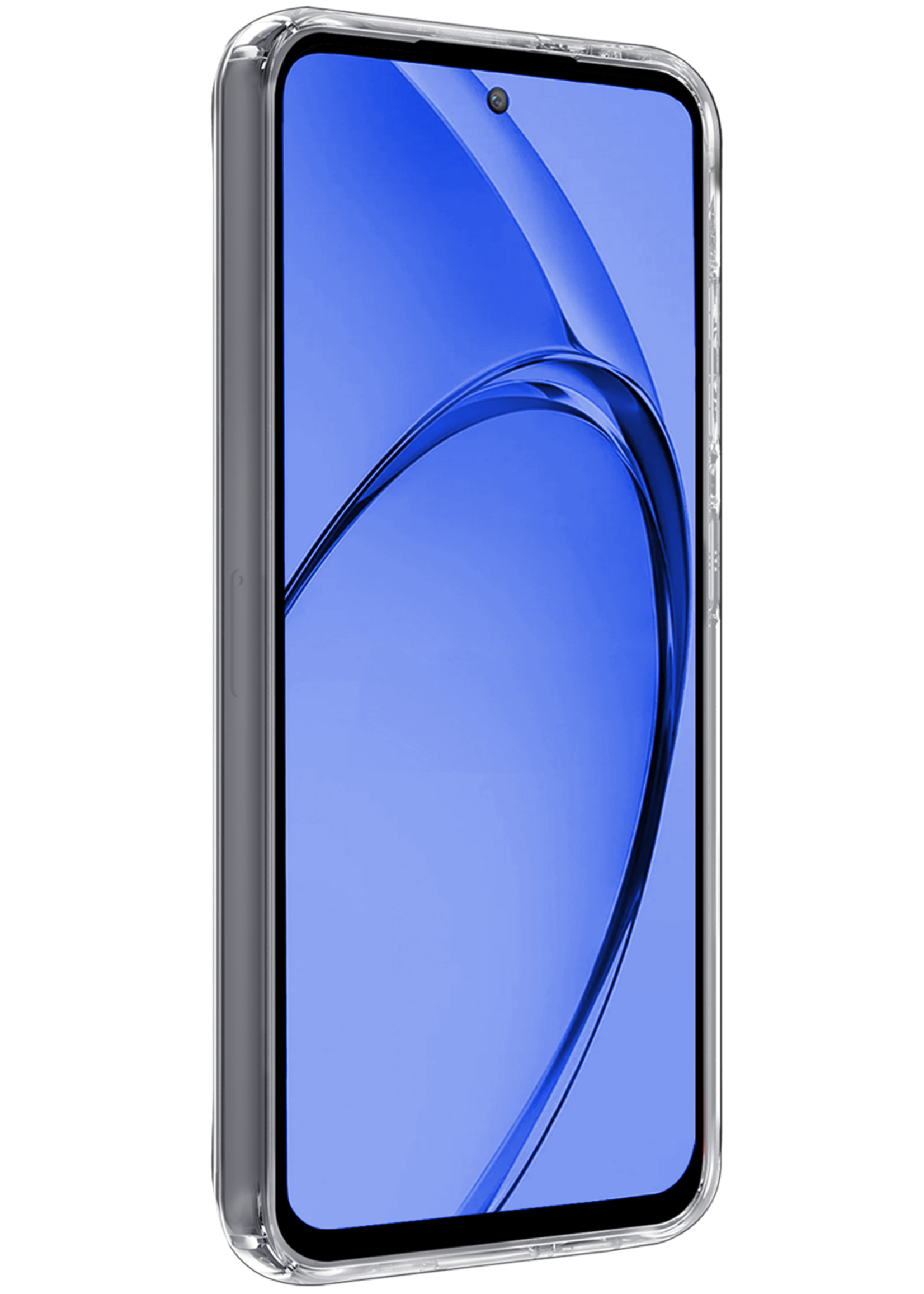 BTH BTH OPPO A80 Hoesje Siliconen Met 2x Screenprotector - Transparant