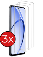 BTH BTH OPPO A40 Screenprotector Glas - 3 PACK