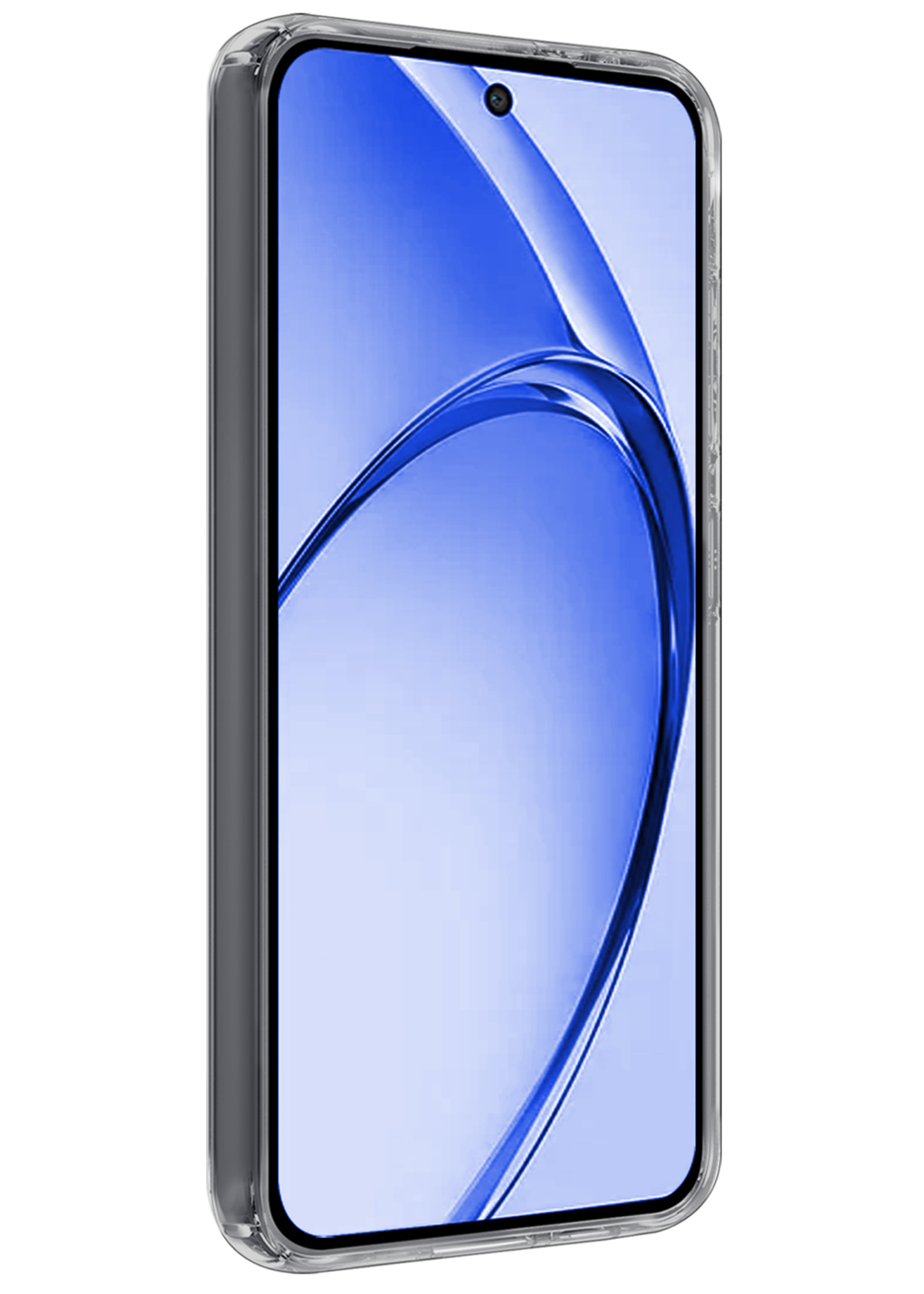 BTH BTH OPPO A40 Hoesje Siliconen Met Screenprotector - Transparant