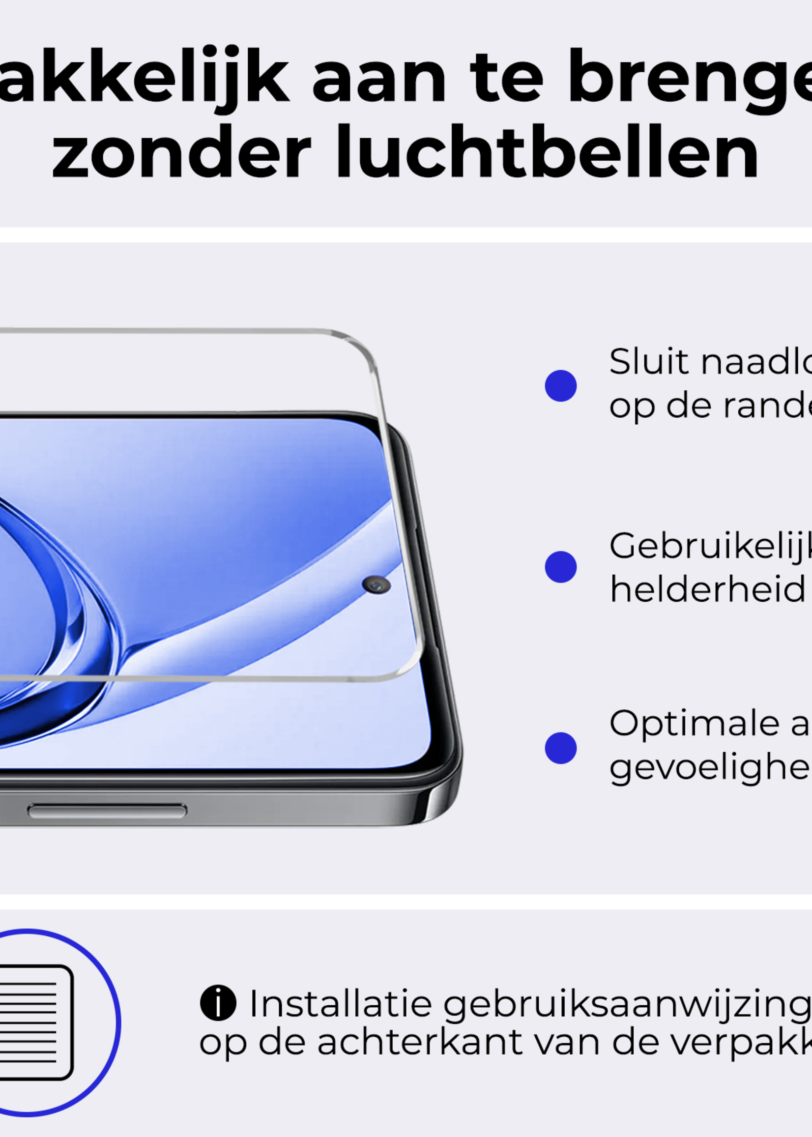 BTH BTH OPPO A40 Hoesje Siliconen Met Screenprotector - Transparant