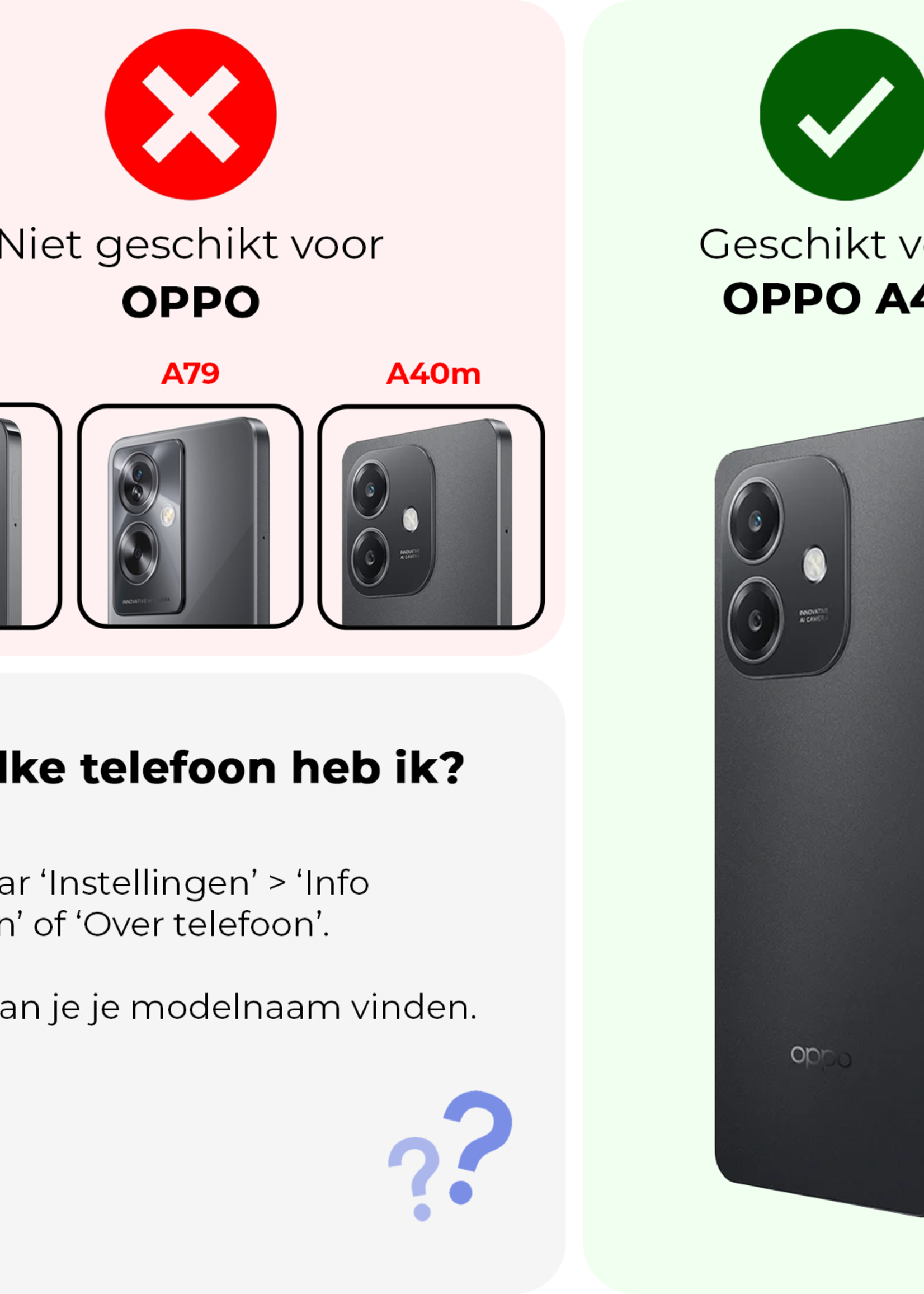 BTH BTH OPPO A40 Hoesje Siliconen Met Screenprotector - Transparant