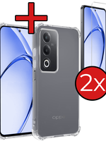 BTH BTH OPPO A80 Hoesje Shockproof Met 2x Screenprotector