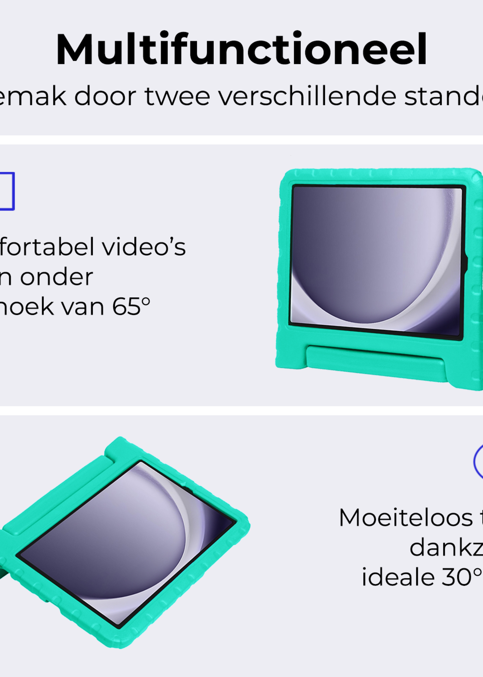 BTH BTH Samsung Galaxy Tab A9 Plus Kinderhoes - Turquoise
