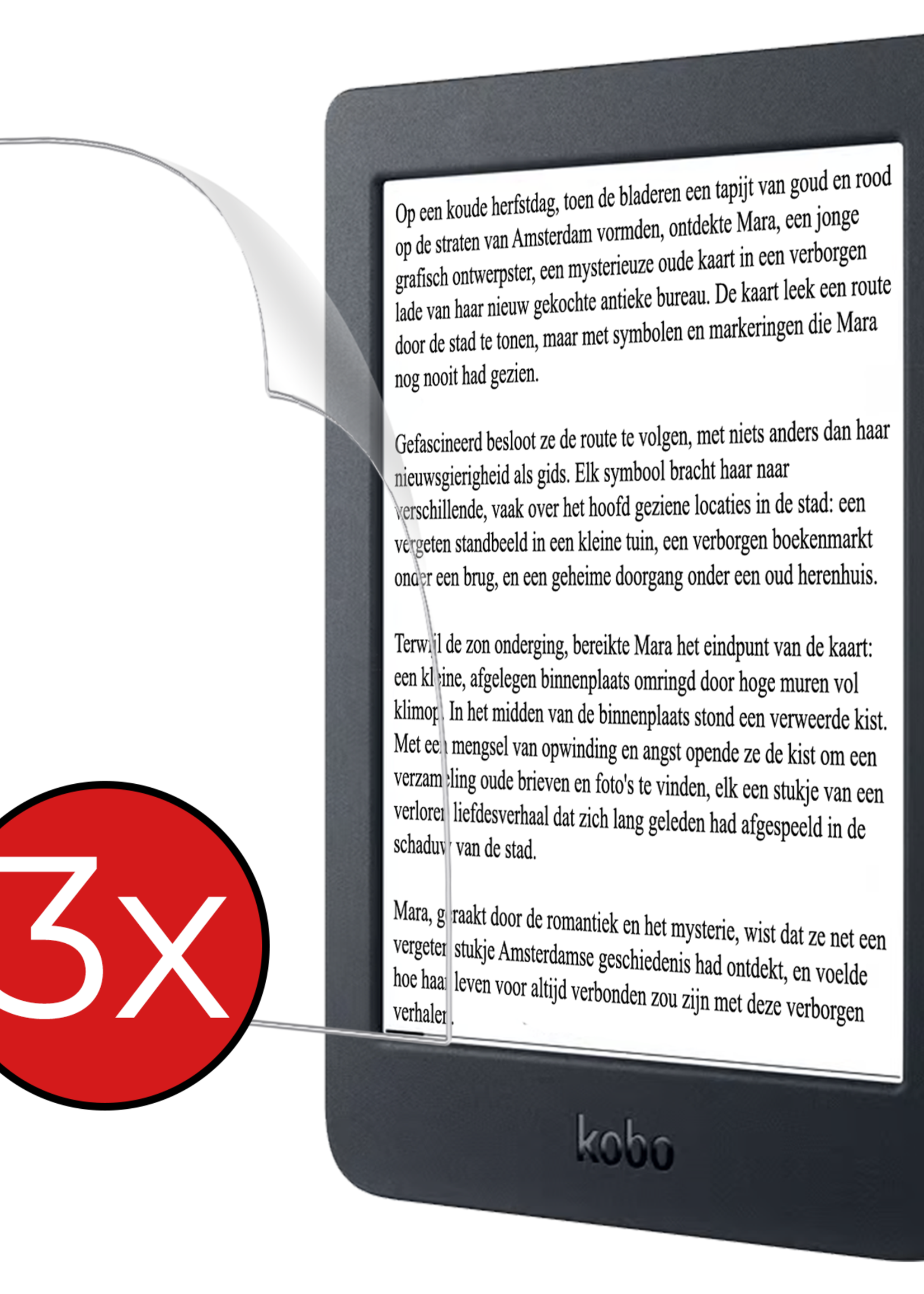 BTH BTH Kobo Nia Schermfolie - 3 PACK