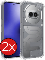 BTH BTH Nothing Phone (2a) Plus Hoesje Shockproof - Transparant - 2 PACK