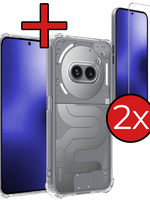 BTH BTH Nothing Phone (2a) Plus Hoesje Shockproof Met 2x Screenprotector