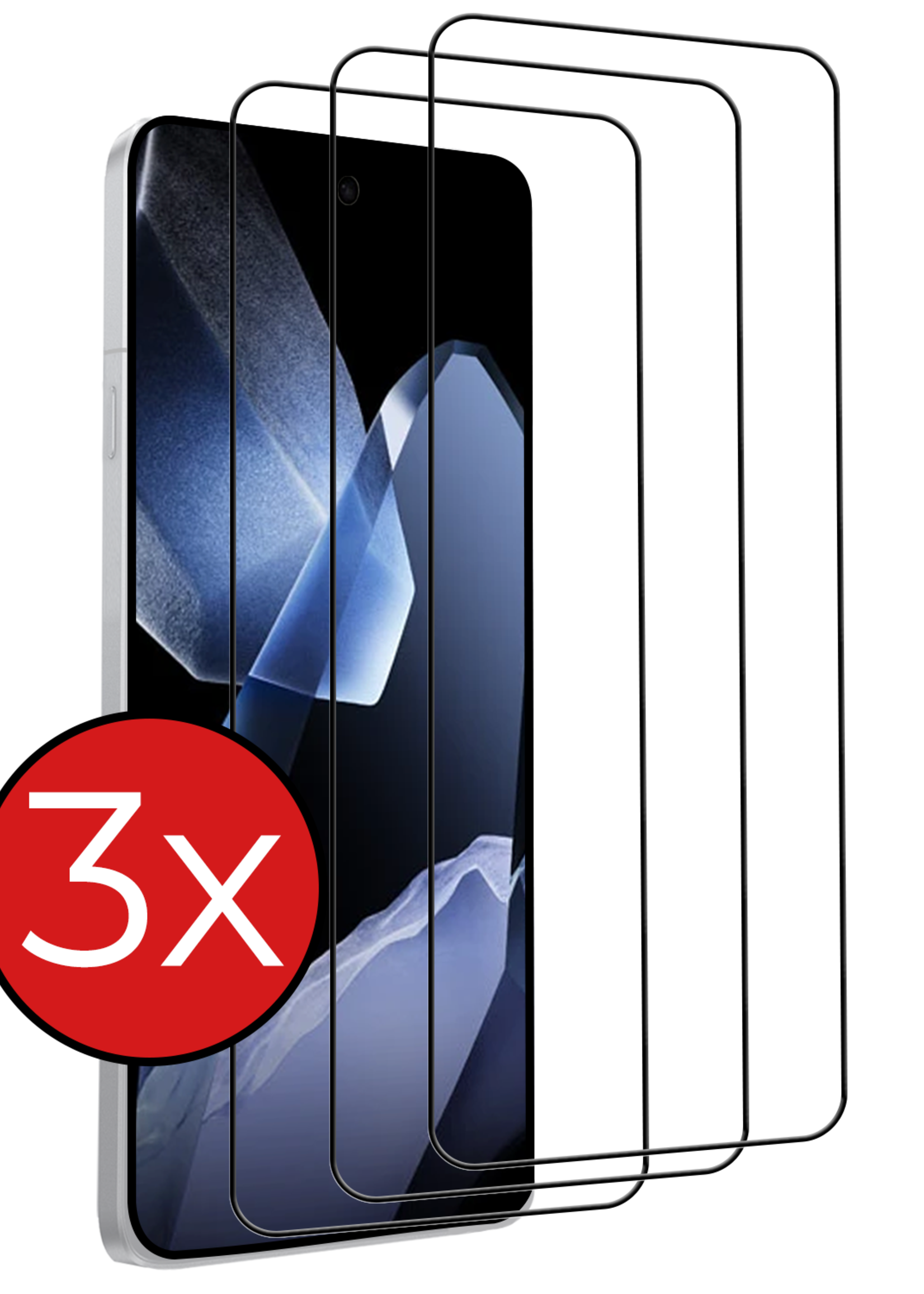 BTH BTH OnePlus 13 Screenprotector Full Cover - 3 PACK