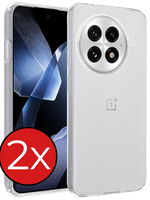 BTH BTH OnePlus 13 Hoesje Siliconen - Transparant - 2 PACK