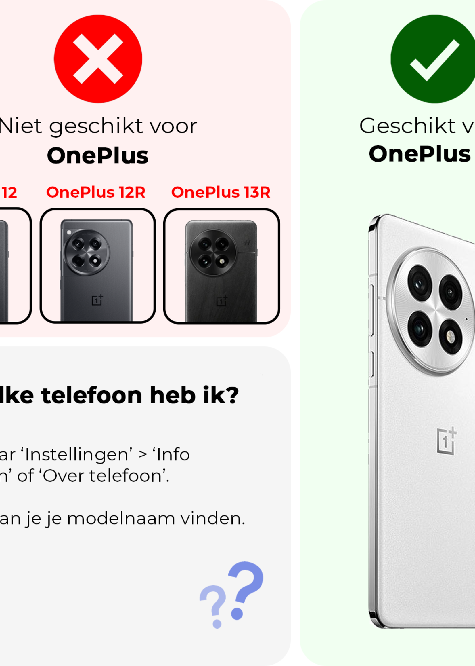 BTH BTH OnePlus 13 Hoesje Shockproof Met 2x Screenprotector