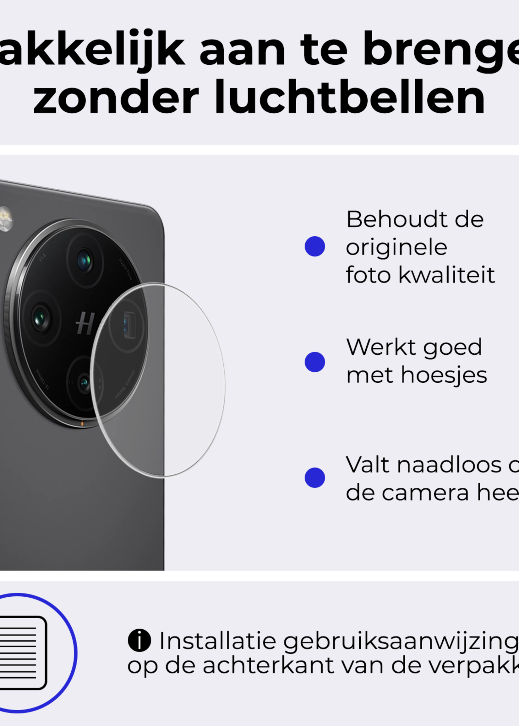 BTH BTH Oppo Find X8 Pro Camera Screenprotector