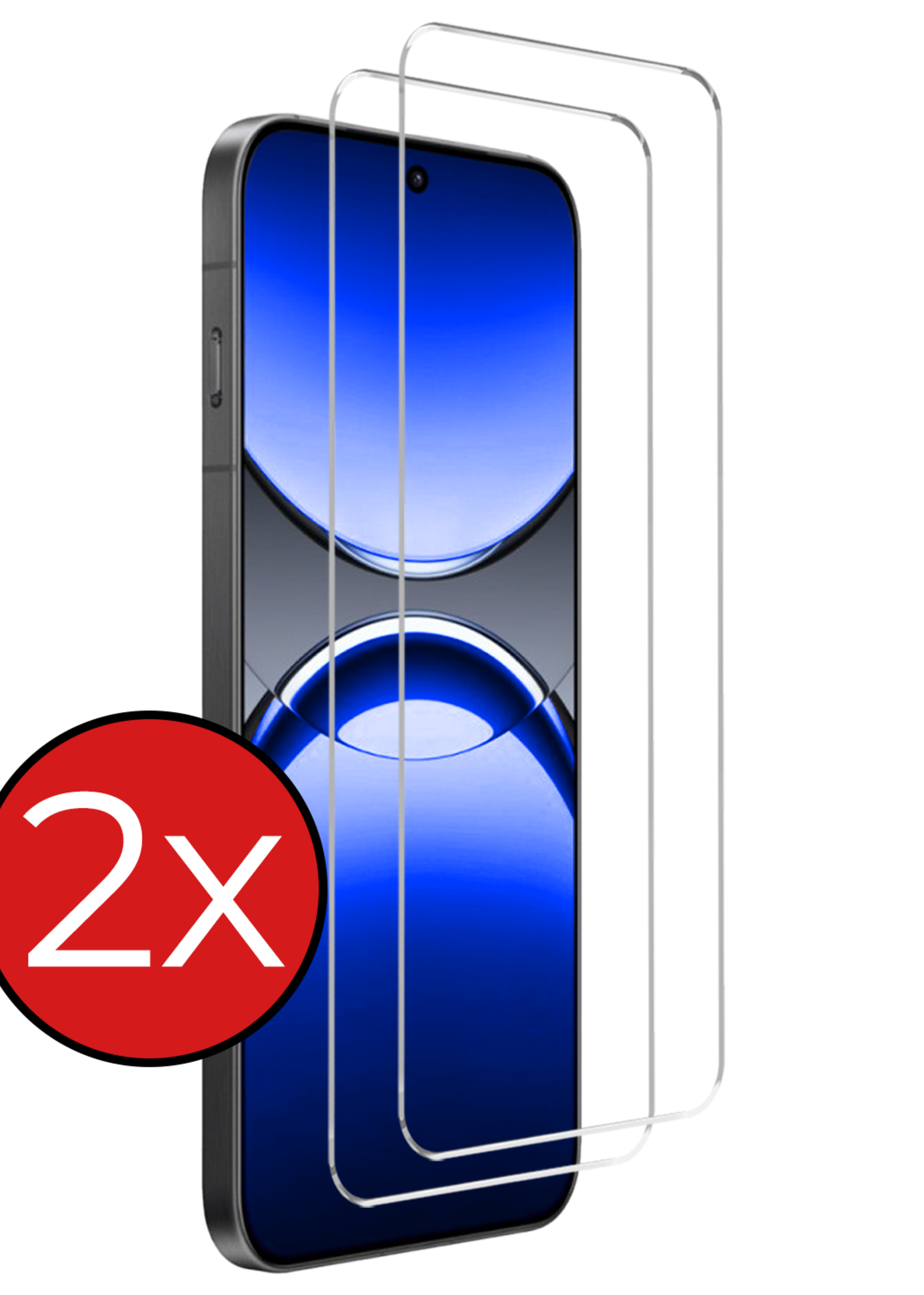 BTH BTH Oppo Find X8 Screenprotector Glas - 2 PACK