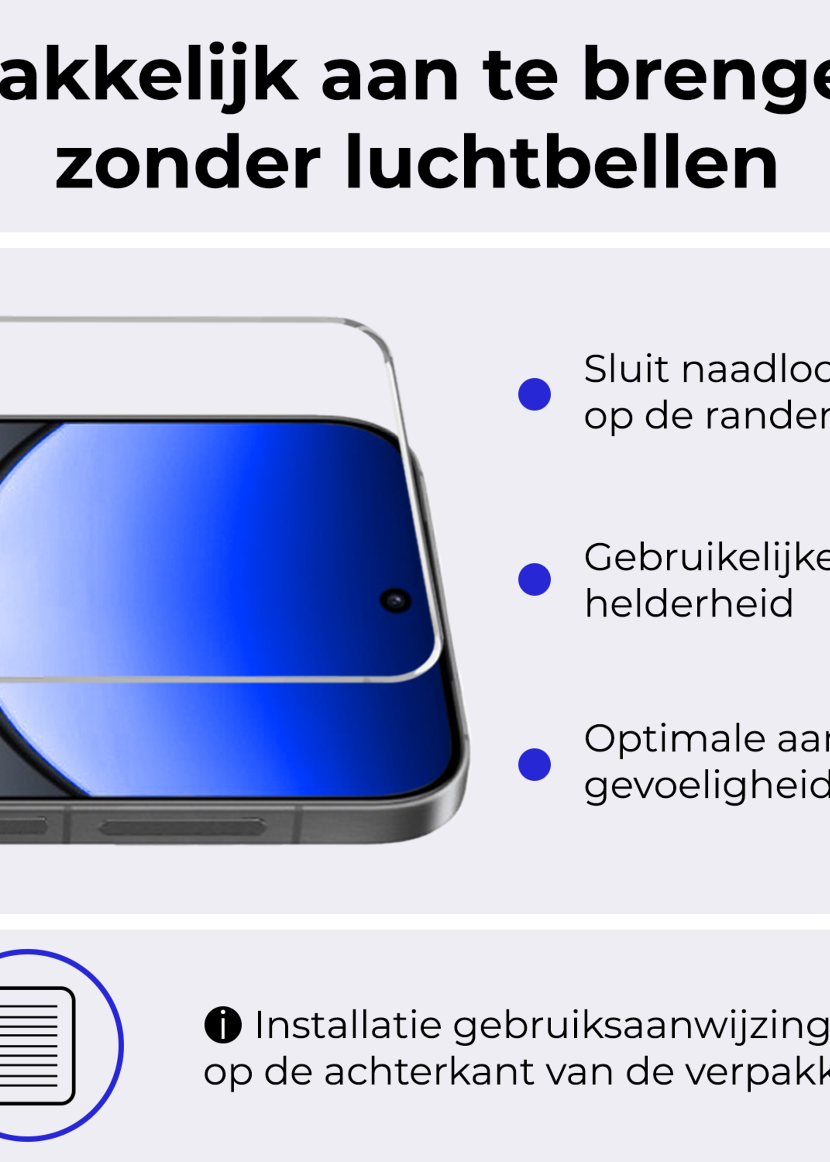 BTH BTH Oppo Find X8 Screenprotector Glas