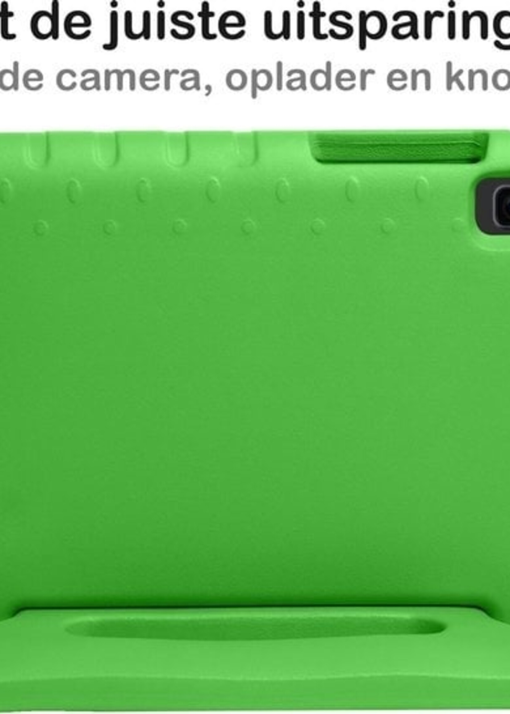 BTH BTH Samsung Galaxy Tab A 8.0 2019 (SM-T290 / SM-T295) Kinderhoes Met 2x Screenprotector - Groen