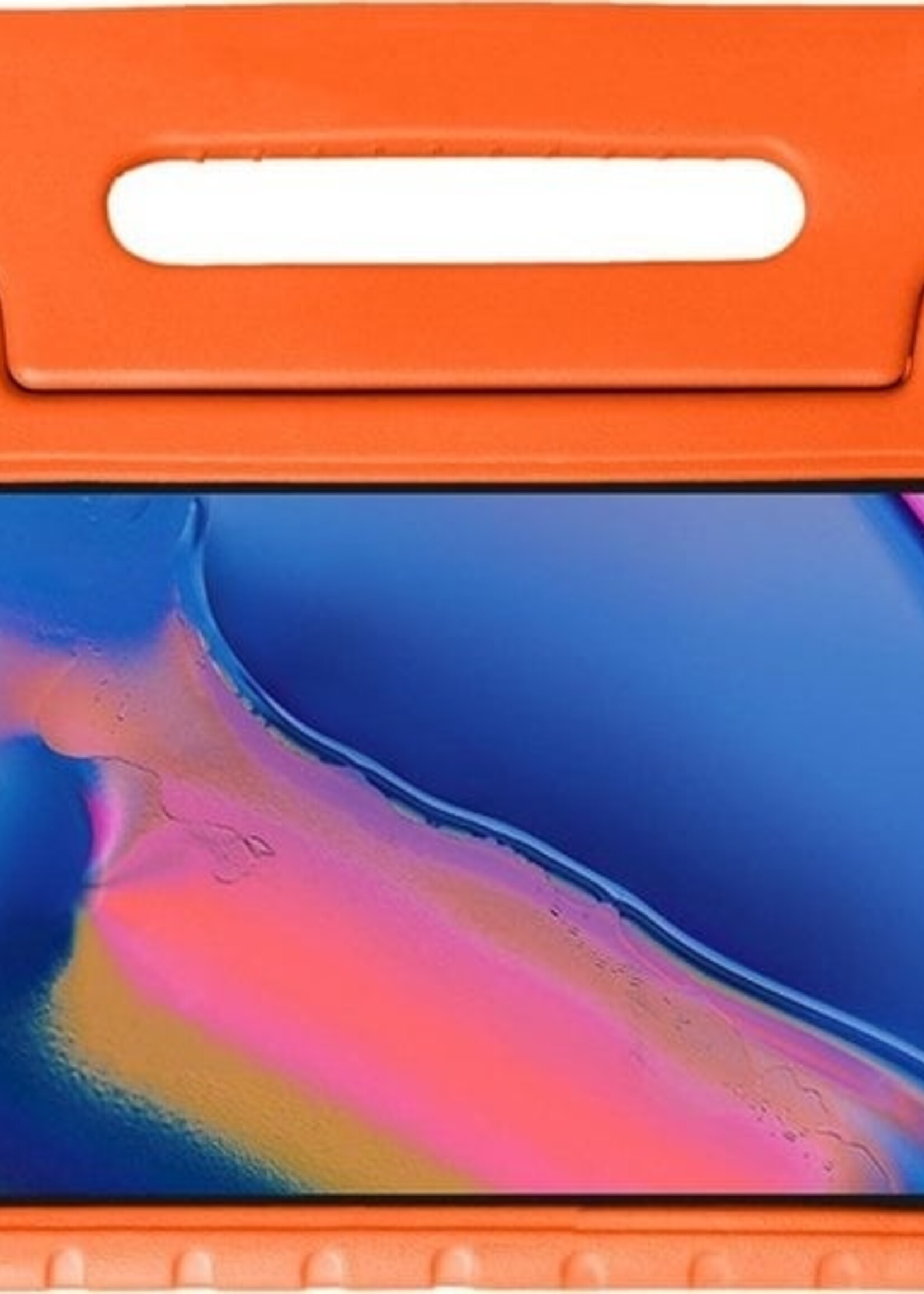 BTH BTH Samsung Galaxy Tab A 8.0 2019 (SM-T290 / SM-T295) Kinderhoes Met 2x Screenprotector - Oranje
