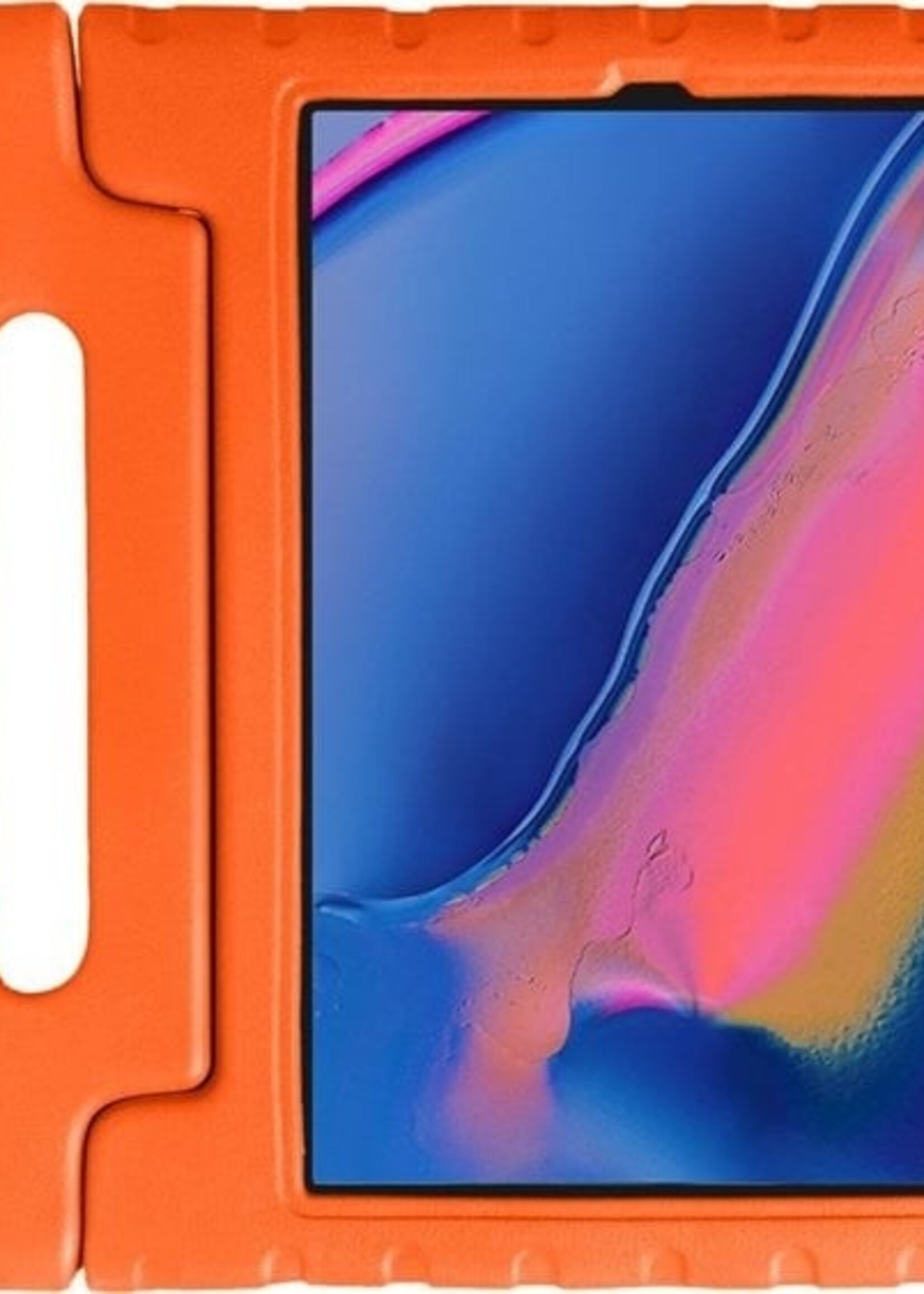 BTH BTH Samsung Galaxy Tab A 8.0 2019 (SM-T290 / SM-T295) Kinderhoes Met 2x Screenprotector - Oranje