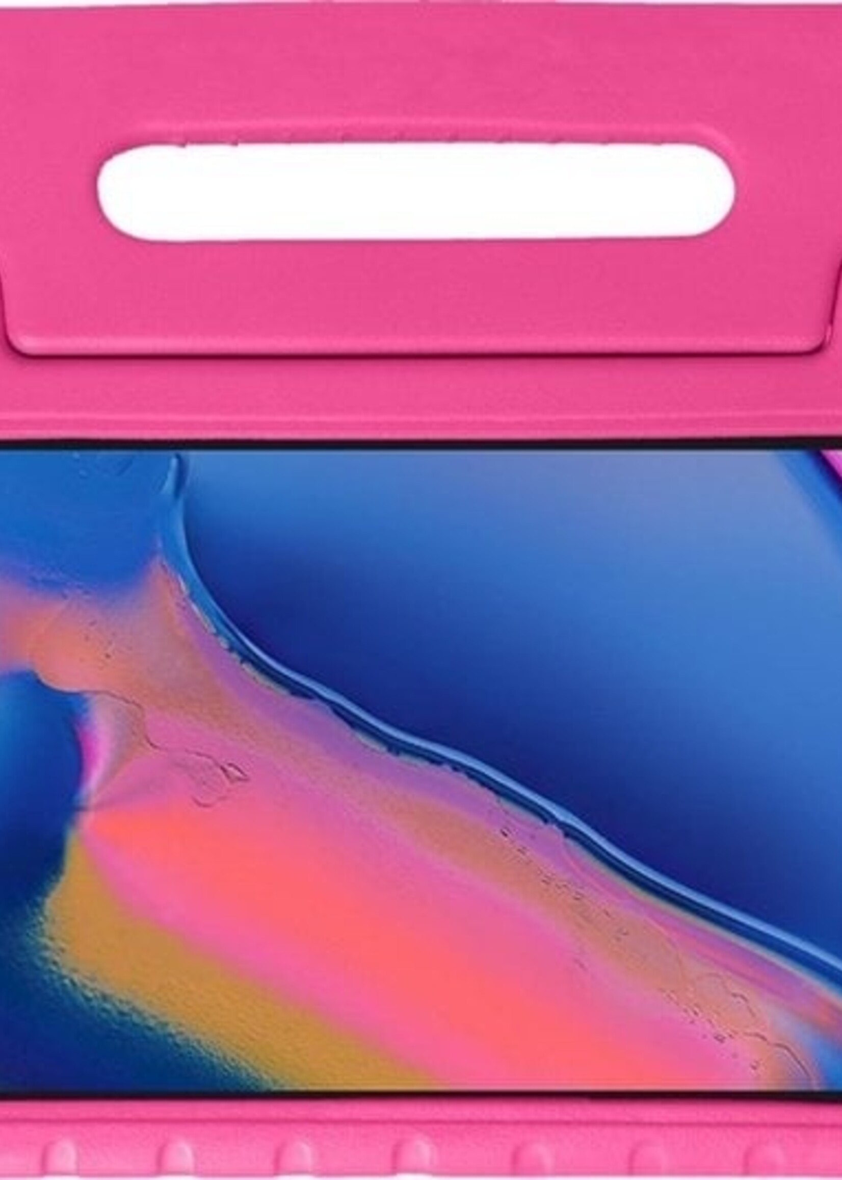 BTH BTH Samsung Galaxy Tab A 8.0 2019 (SM-T290 / SM-T295) Kinderhoes Met 2x Screenprotector - Roze