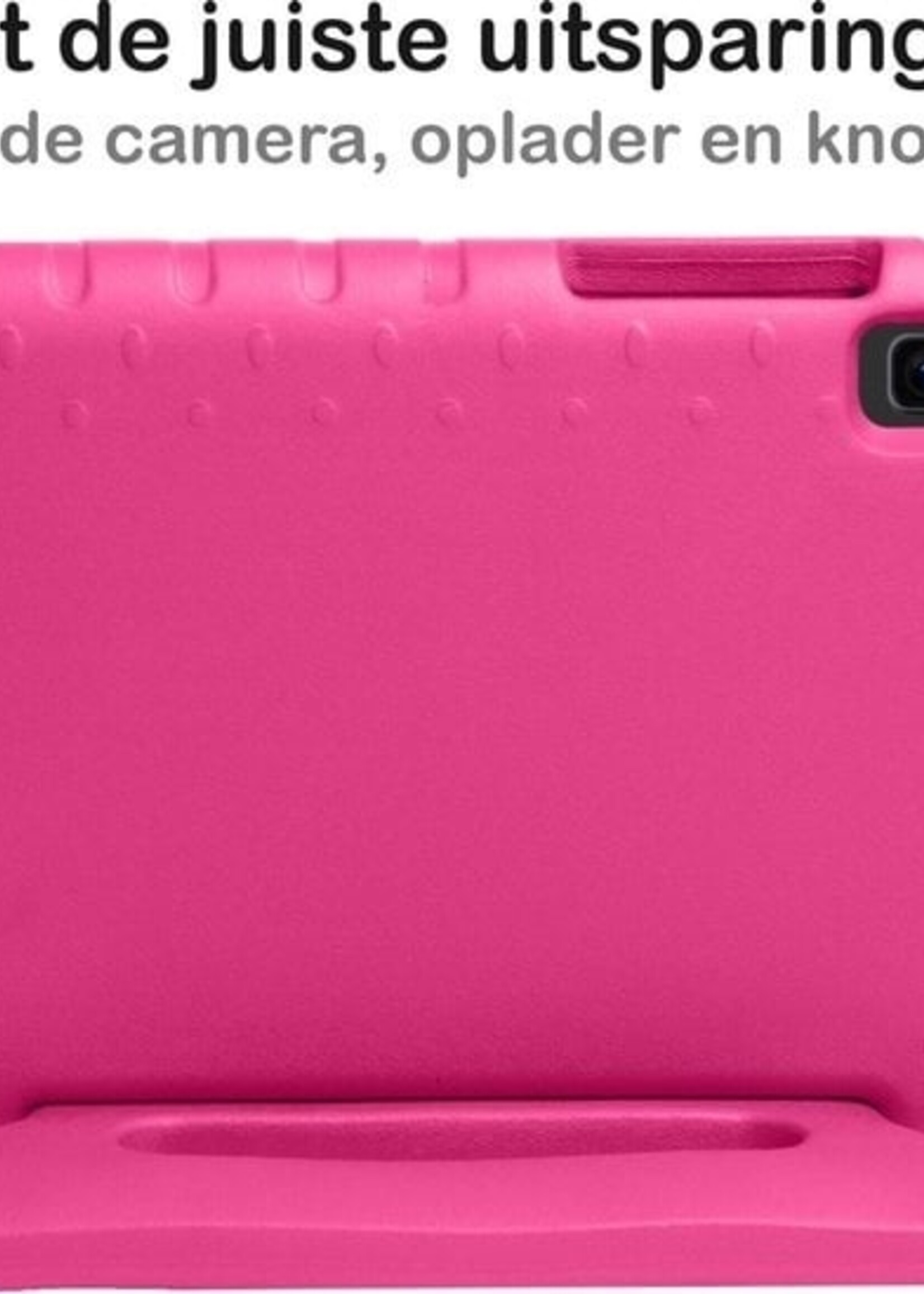 BTH BTH Samsung Galaxy Tab A 8.0 2019 (SM-T290 / SM-T295) Kinderhoes Met 2x Screenprotector - Roze