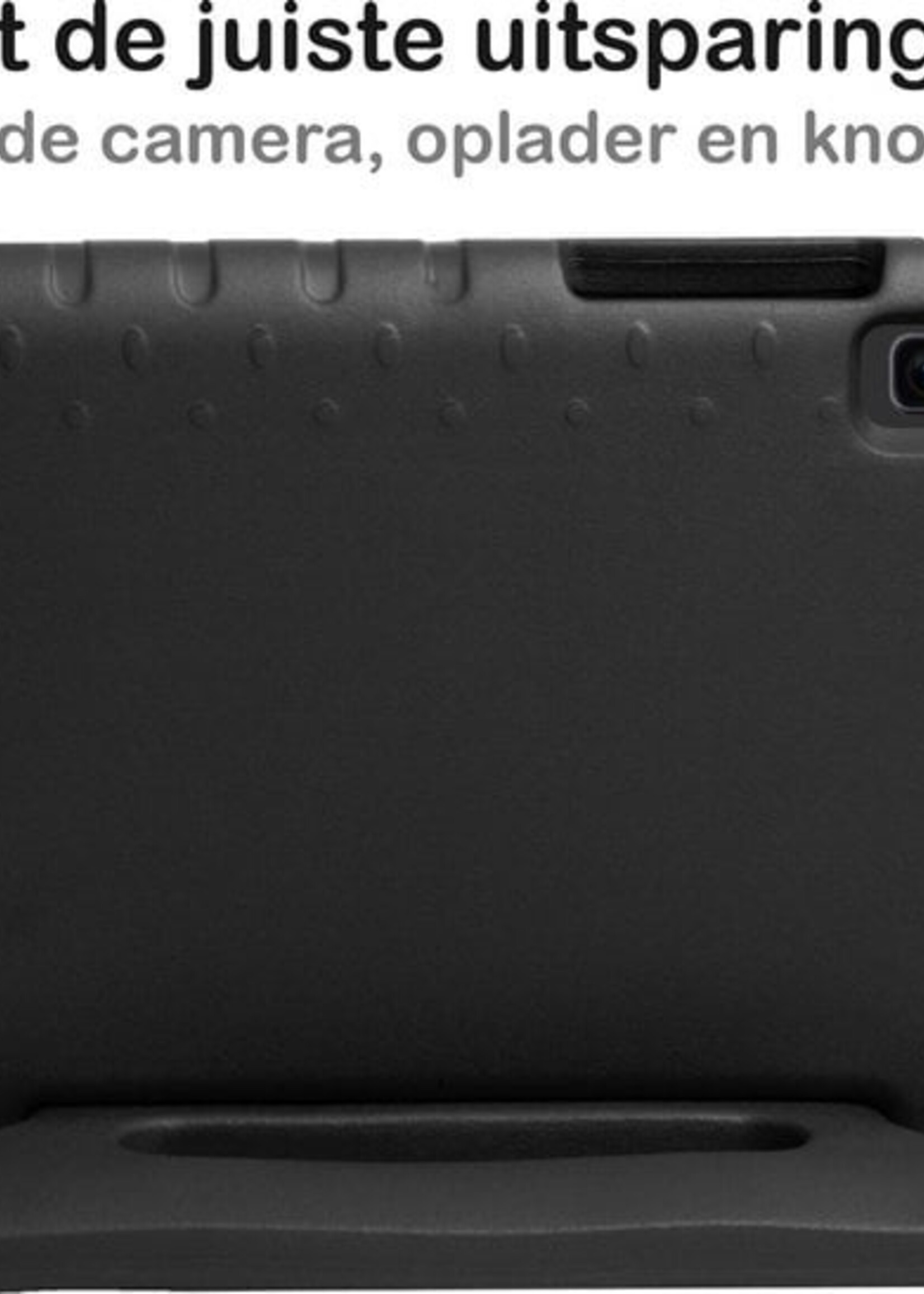 BTH BTH Samsung Galaxy Tab A 8.0 2019 (SM-T290 / SM-T295) Kinderhoes Met 2x Screenprotector - Zwart