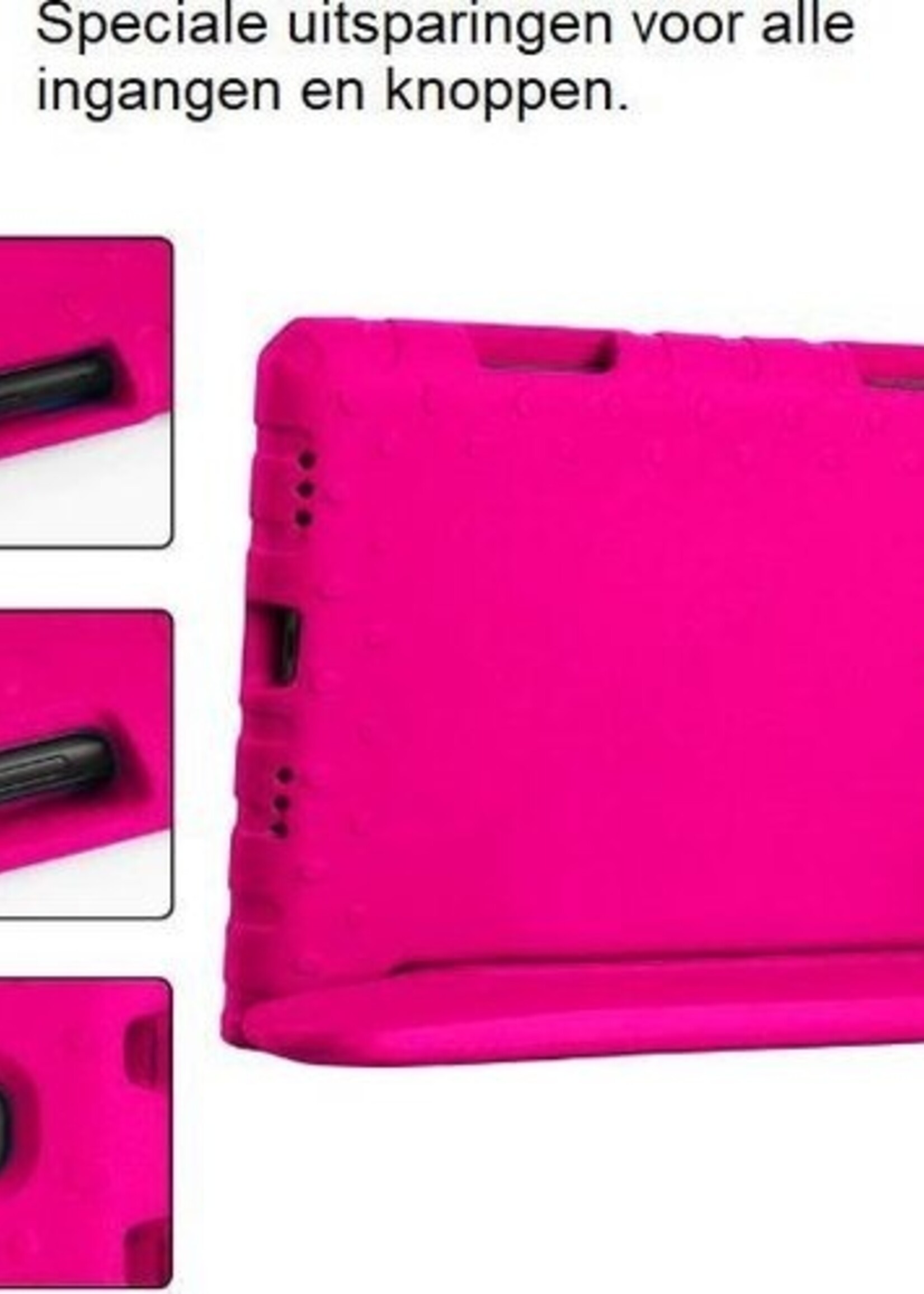 BTH BTH Samsung Galaxy Tab A 10.1 2016 Kinderhoes Met Screenprotector - Roze