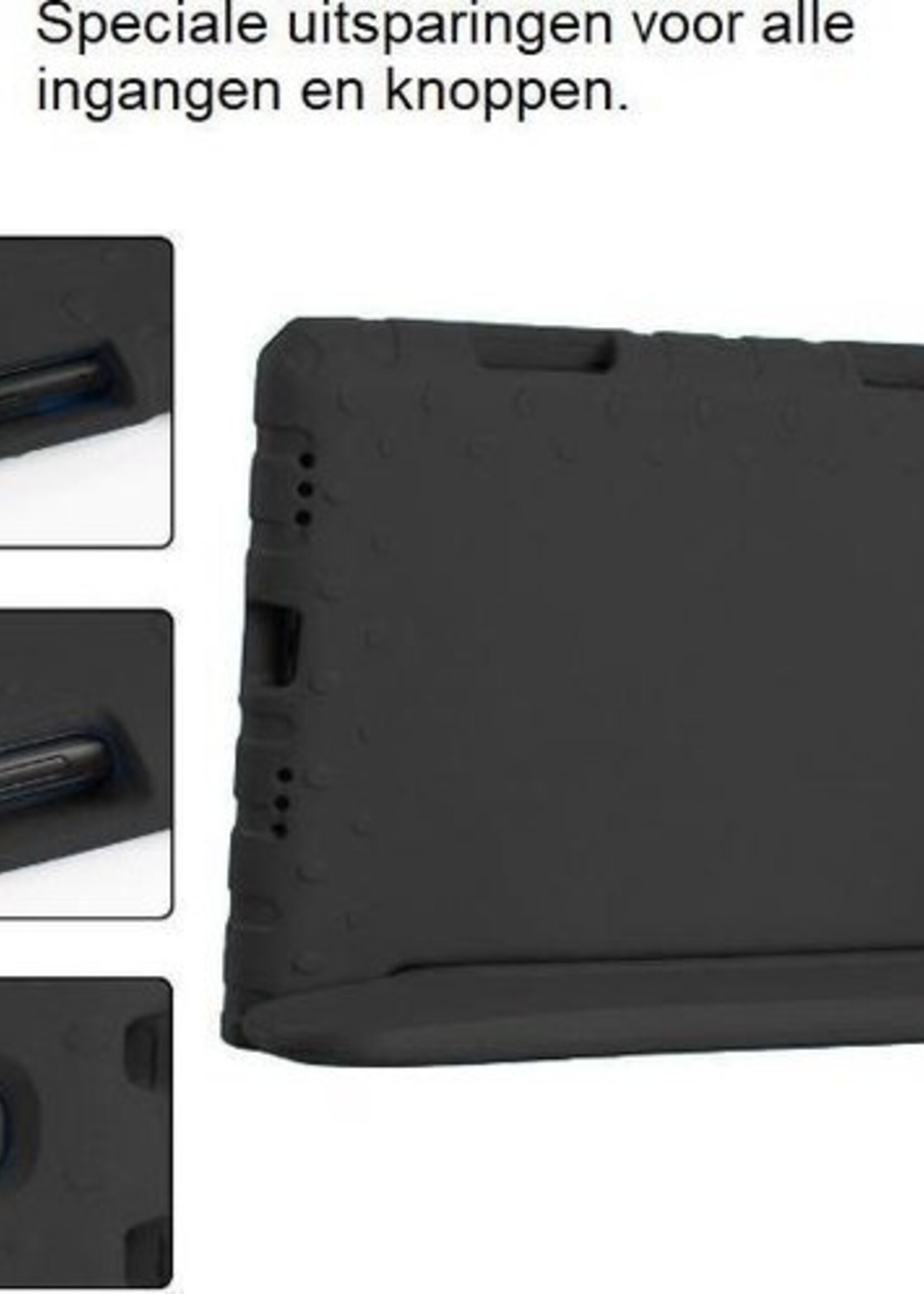 BTH BTH Samsung Galaxy Tab A 10.1 2016 Kinderhoes Met Screenprotector - Zwart