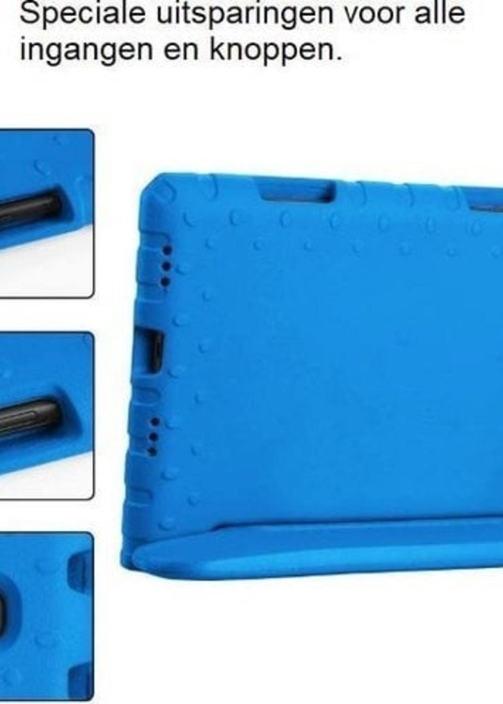 BTH BTH Samsung Galaxy Tab A 10.1 2016 Kinderhoes Met 2x Screenprotector - Blauw