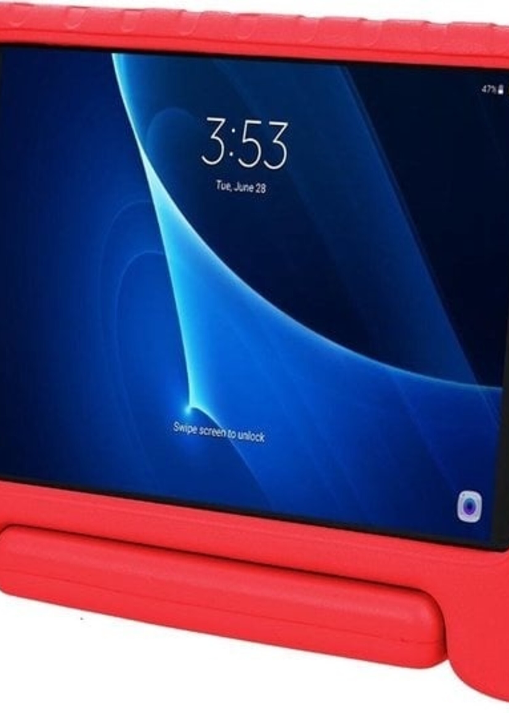 BTH BTH Samsung Galaxy Tab A 10.1 2016 Kinderhoes Met 2x Screenprotector - Rood