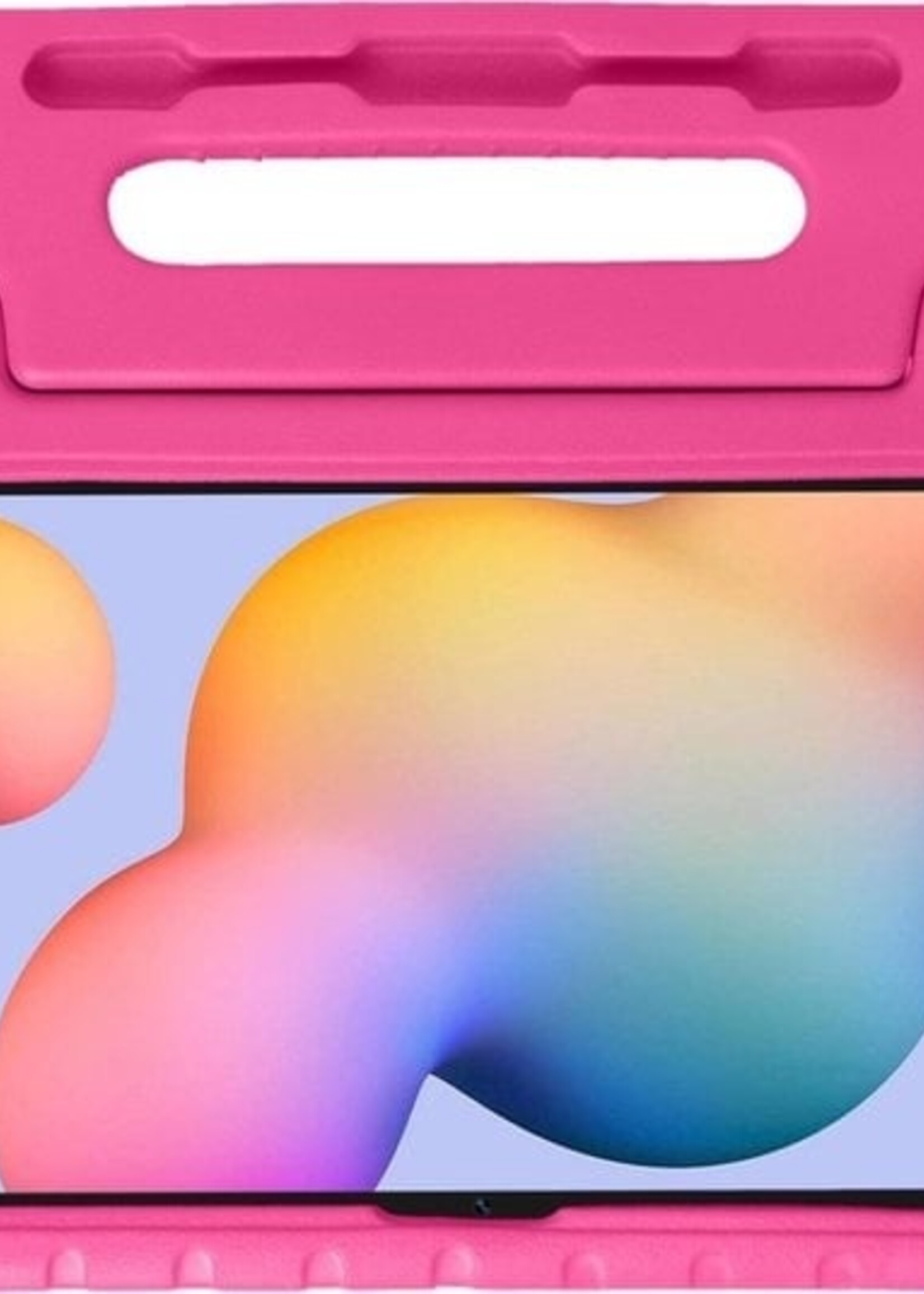 BTH BTH Samsung Galaxy Tab S6 Lite Kinderhoes Met 2x Screenprotector - Roze