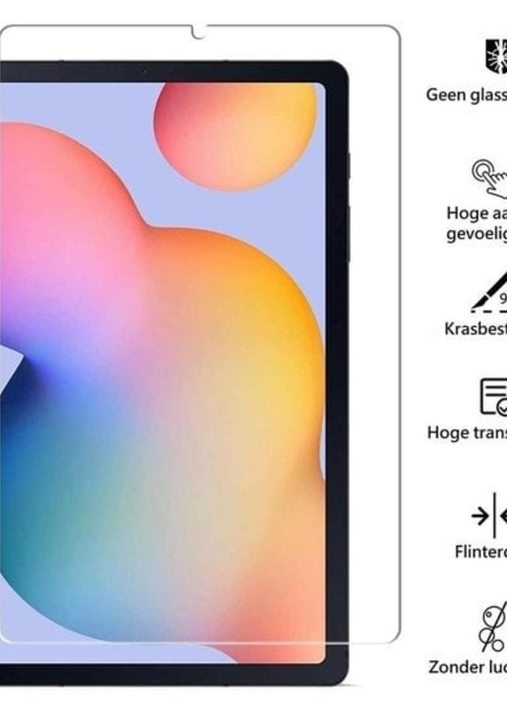 BTH BTH Samsung Galaxy Tab S6 Lite Kinderhoes Met 2x Screenprotector - Roze