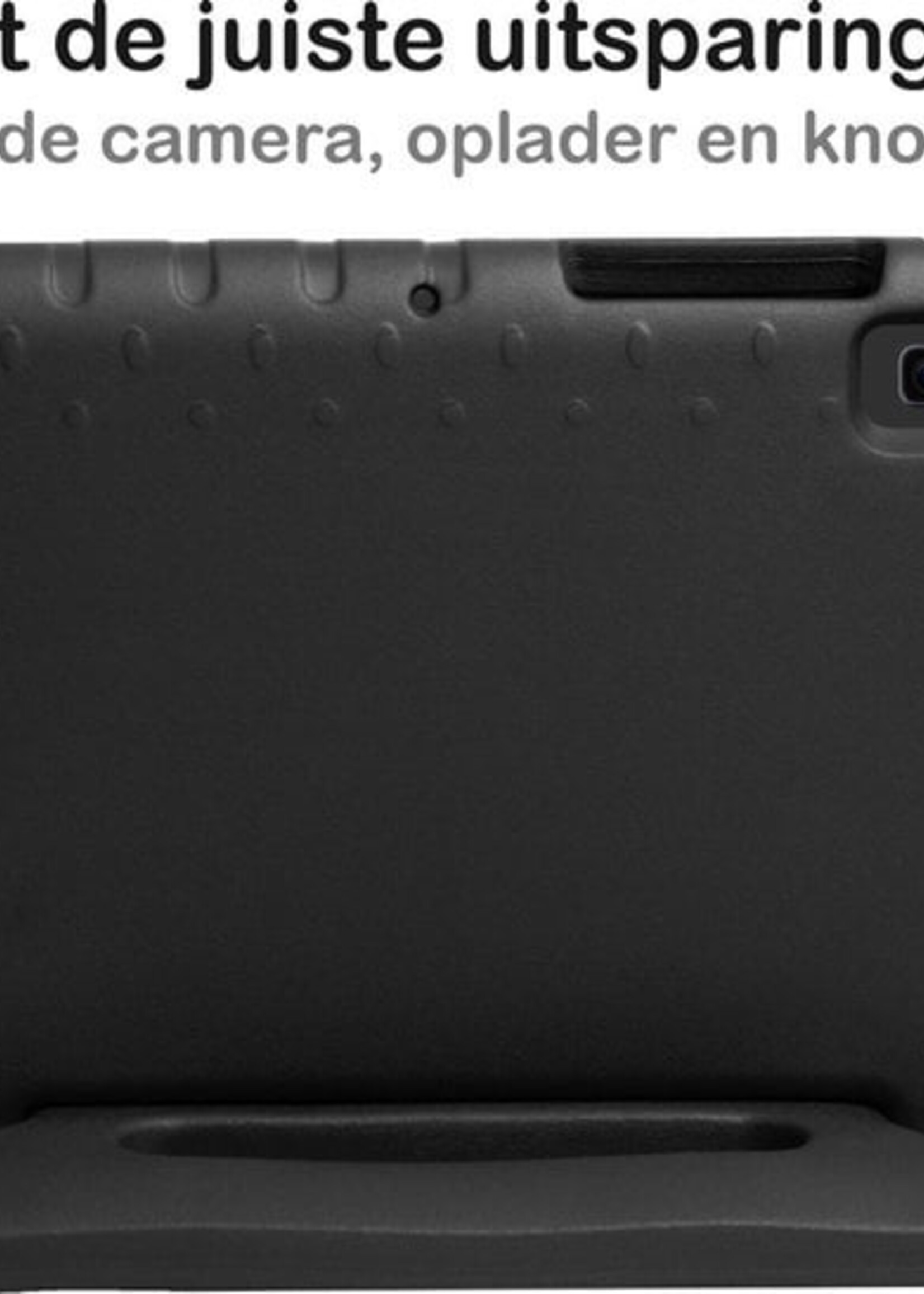 BTH BTH Samsung Galaxy Tab S6 Lite Kinderhoes Met 2x Screenprotector - Zwart