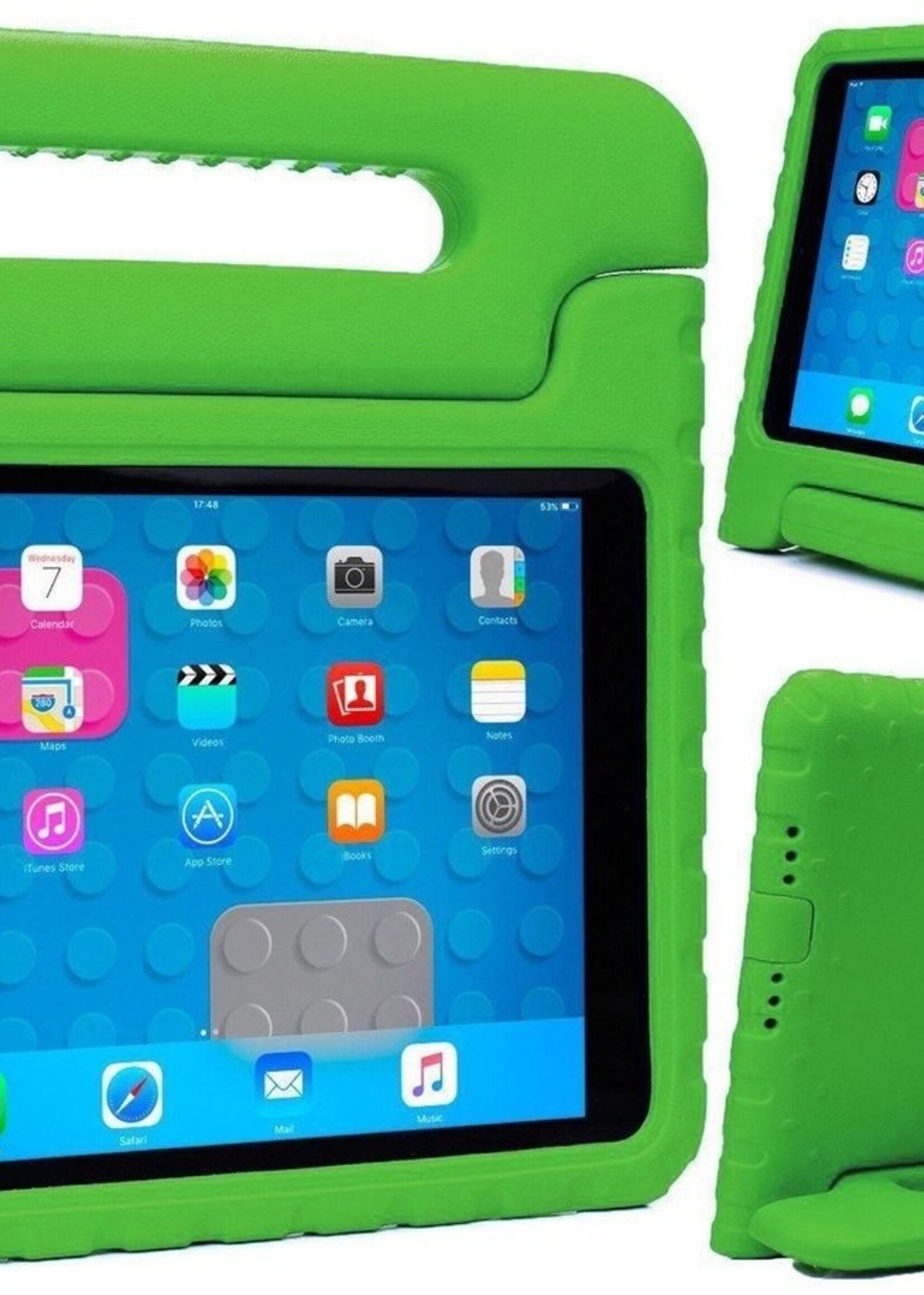 BTH BTH iPad Air 3 (2019) Kinderhoes Met 2x Screenprotector - Groen