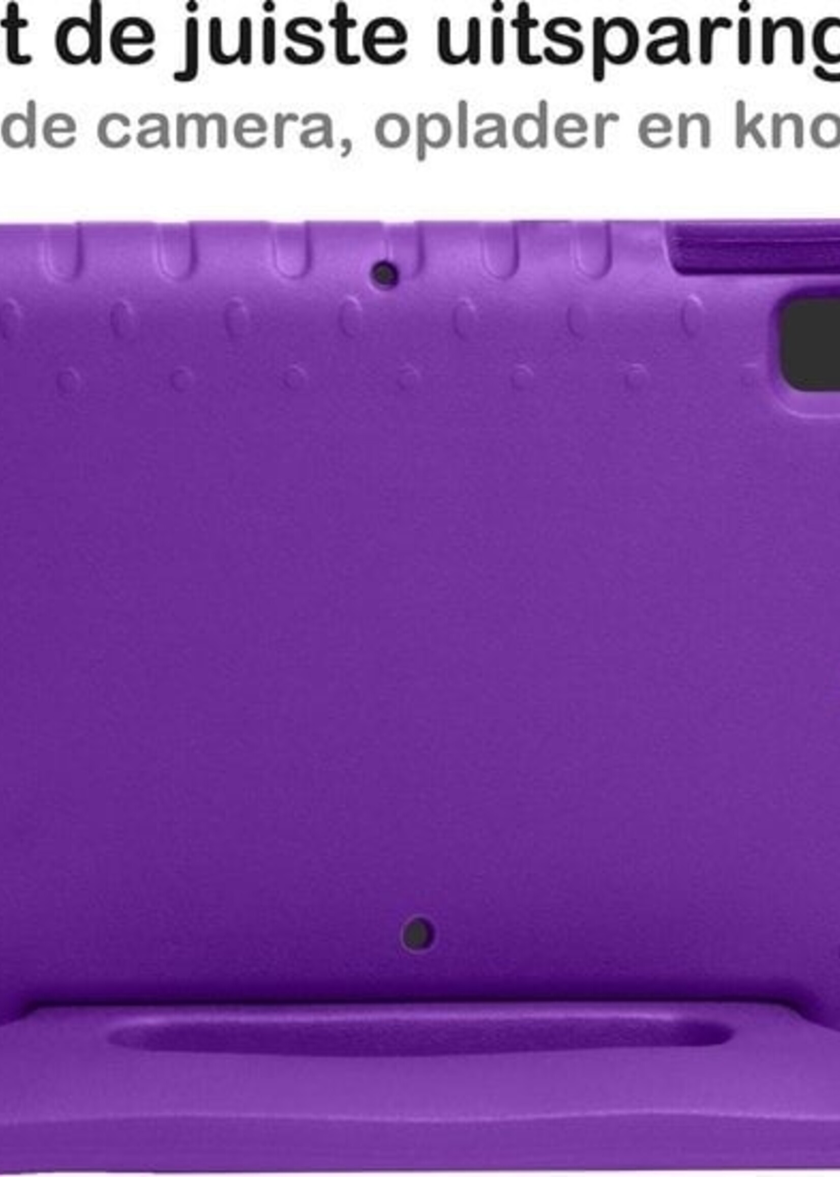 BTH BTH iPad 10.2 2019/2020 Kinderhoes Met 2x Screenprotector - Paars