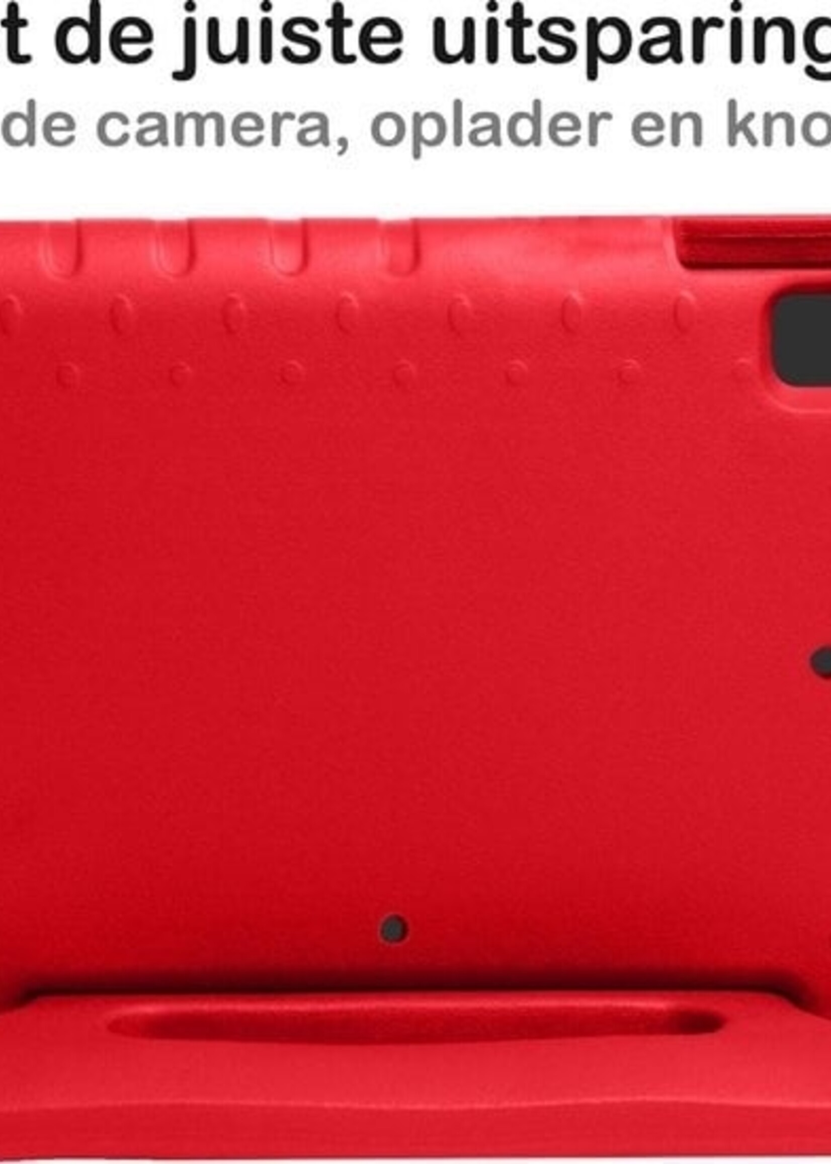 BTH BTH iPad 10.2 2019/2020 Kinderhoes Met 2x Screenprotector - Rood